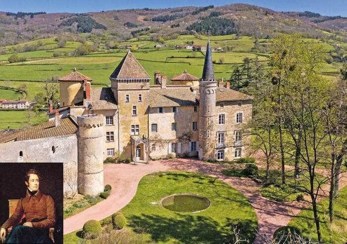 Visite guidée du château de Saint-Point, maison d'Alphonse de Lamartine