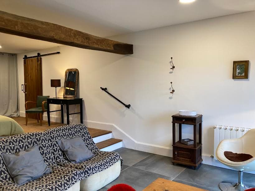 Ferme de Comoudous Le Studio - Le salon - Montmaurin