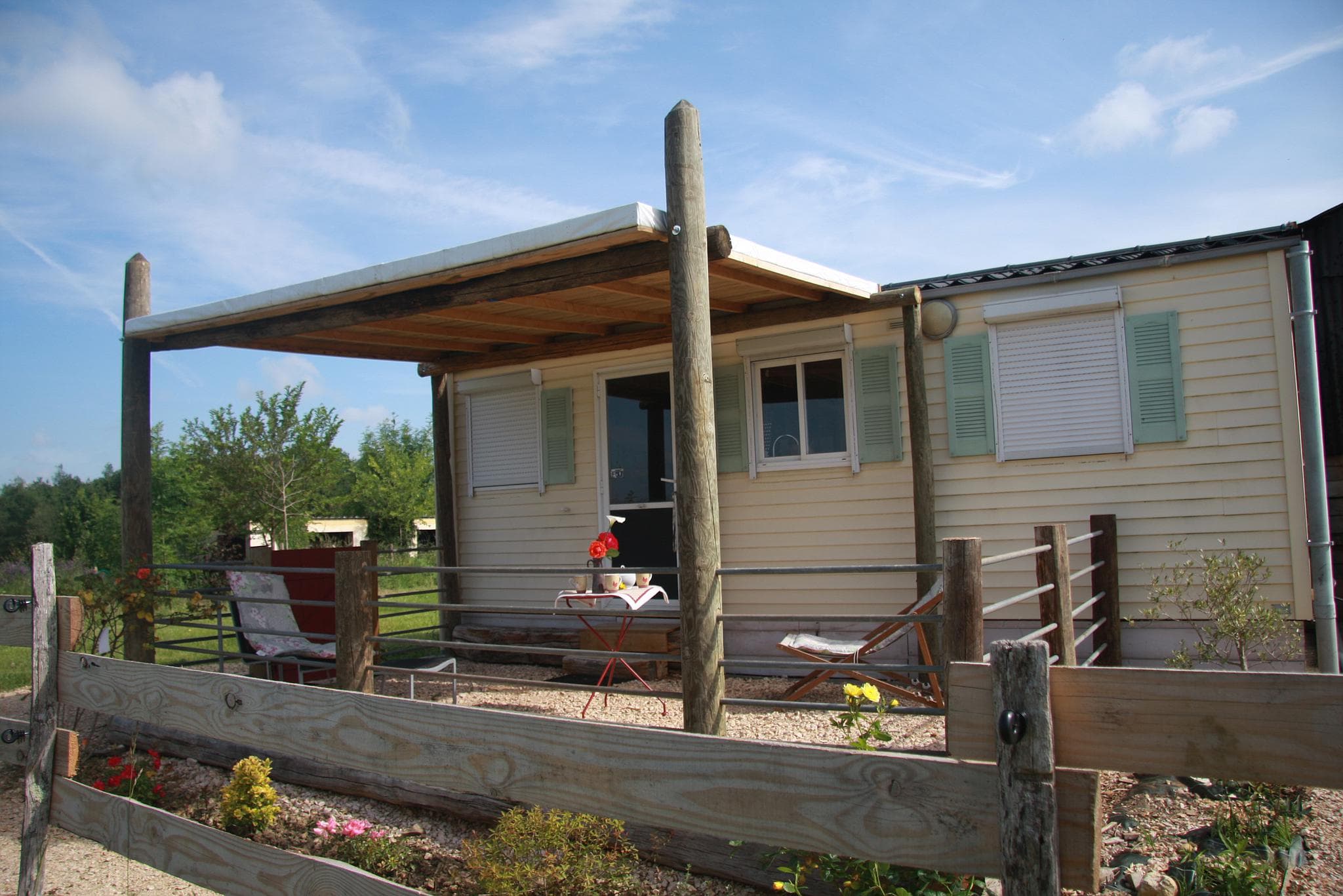 Mobil Home face aux Pyrénées - Aurignac Comminges Pyrénées