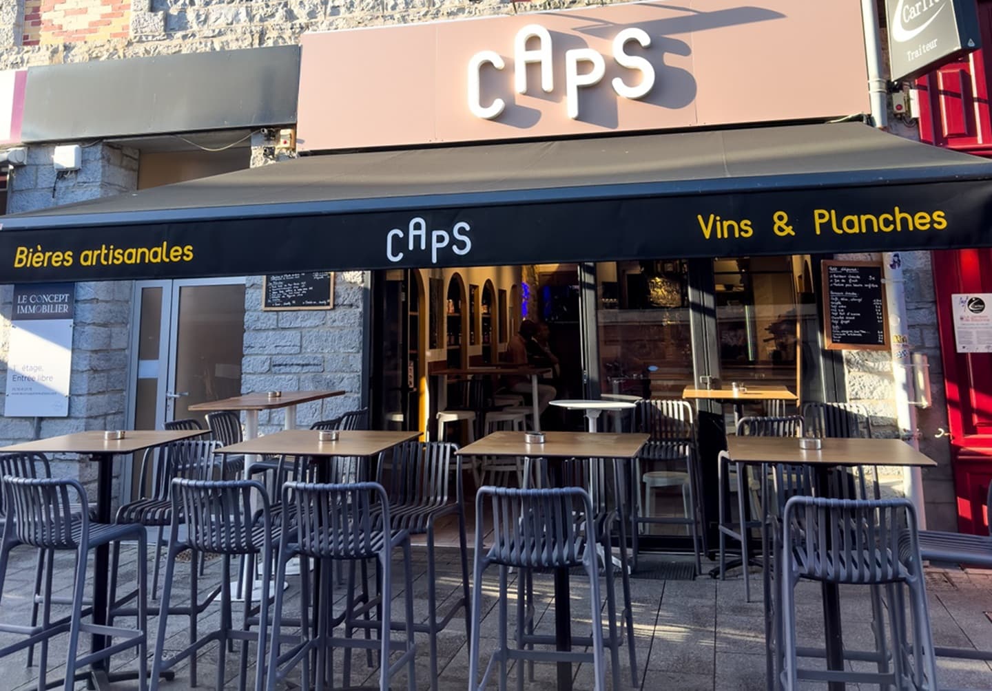 Caps bar terrasse