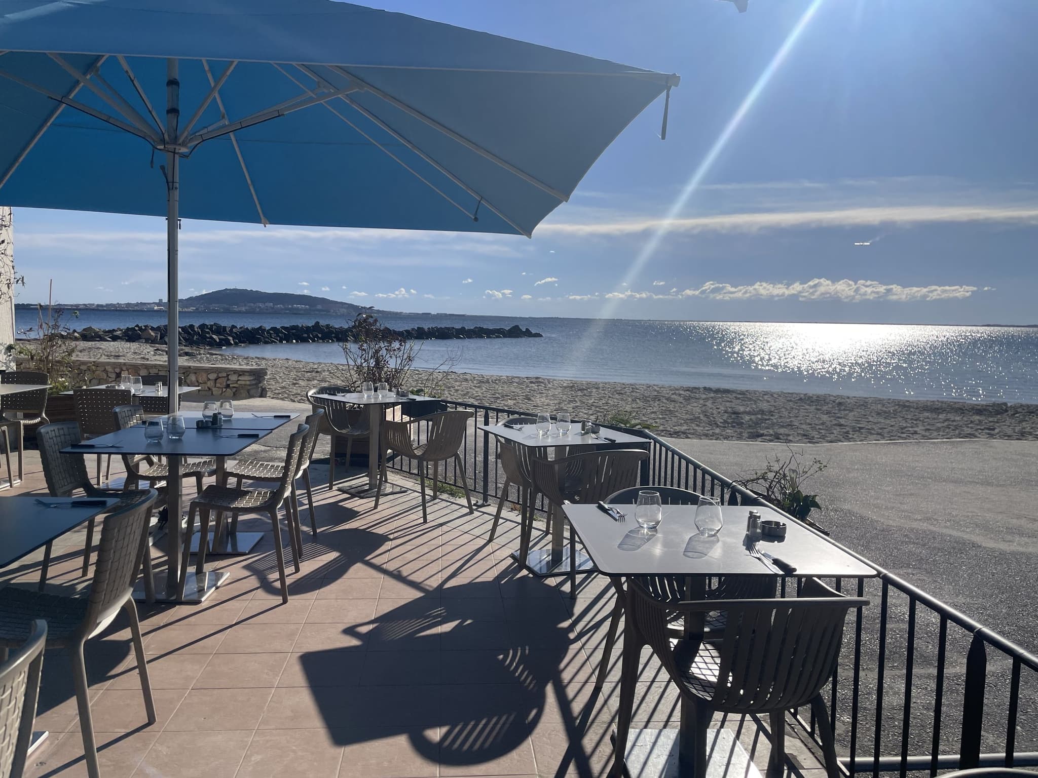 Terrasse au soleil