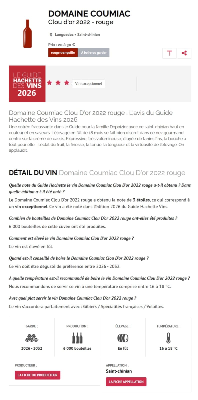 HACHETTE 2026 CLOU D'OR