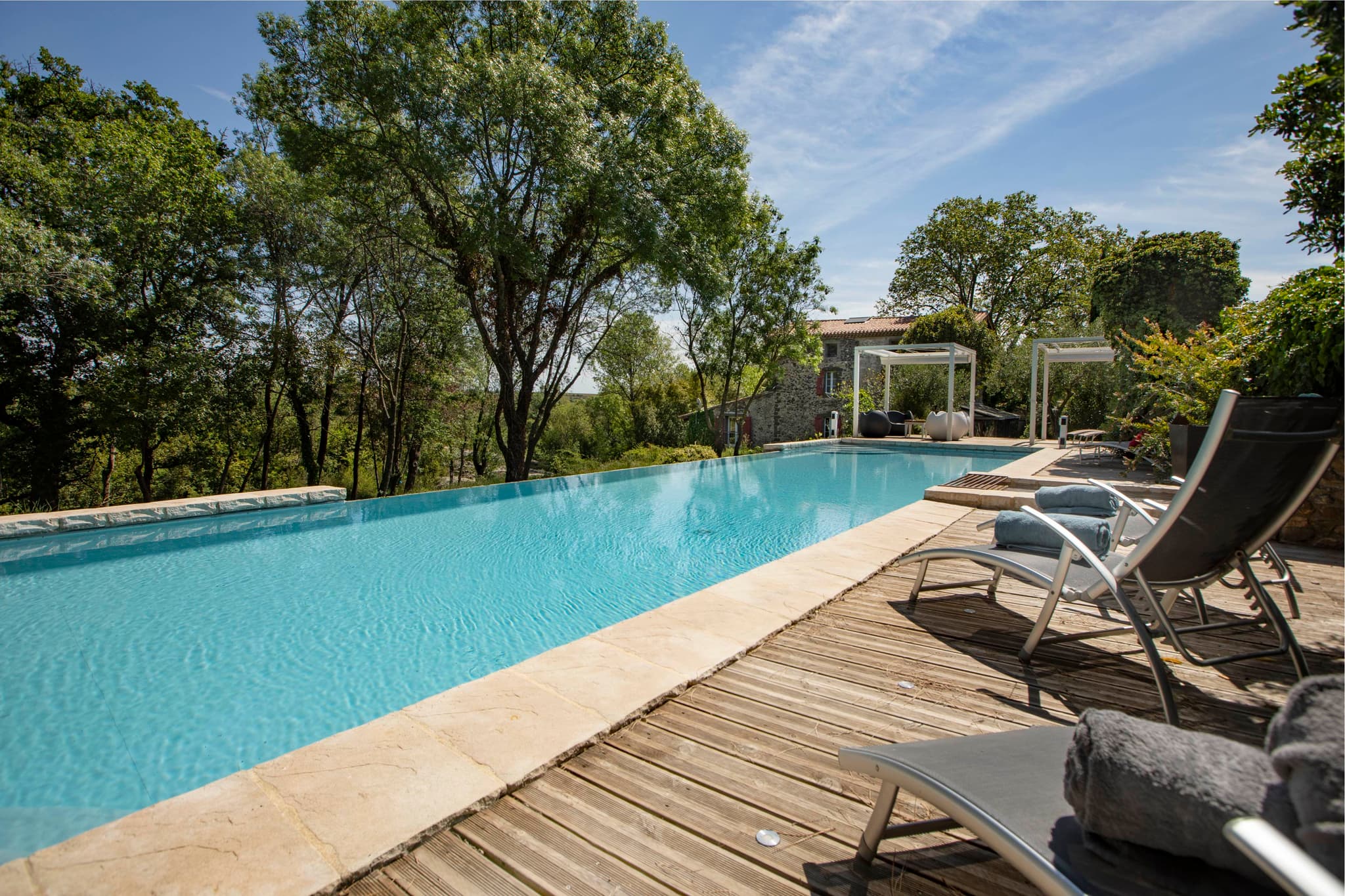 Moulin d'Anquet - Piscine