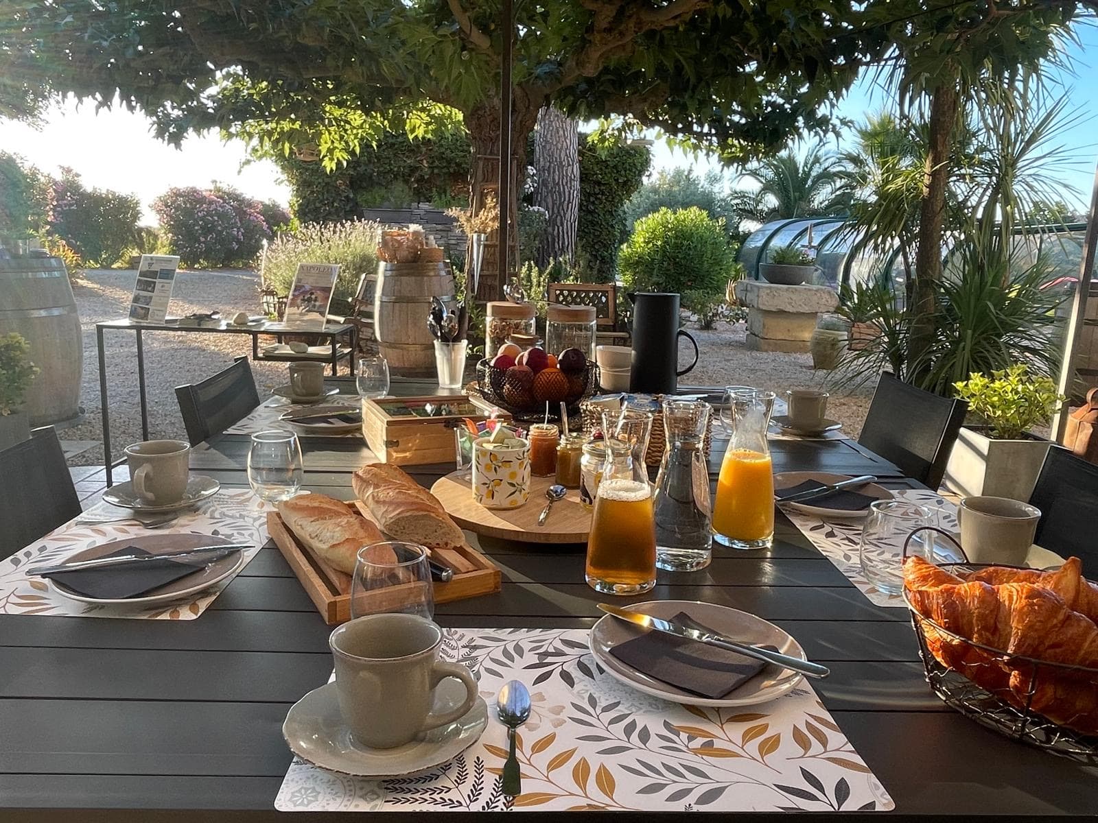 Petit- Déjeuner en terrasse