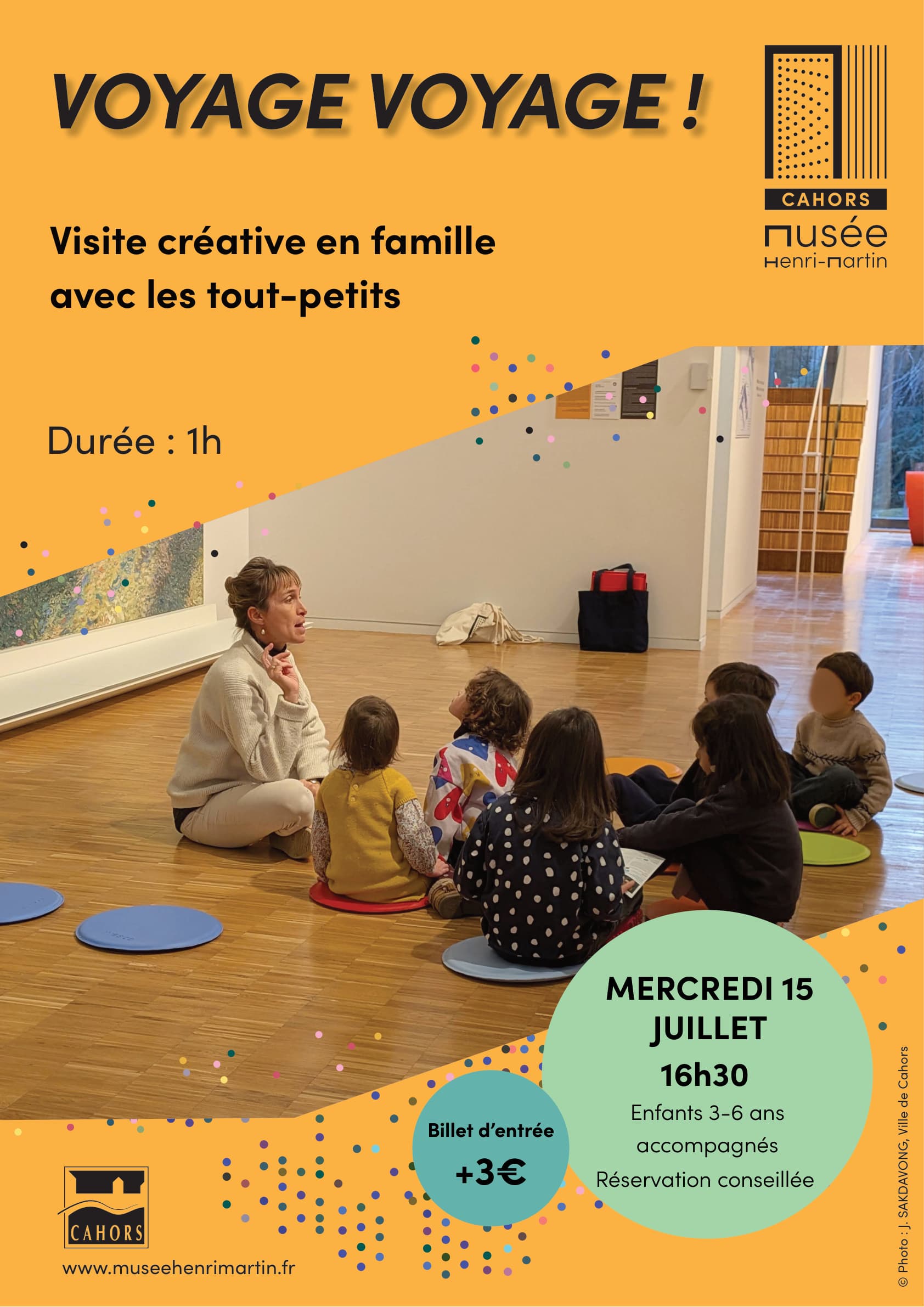 Visite créative en famille pour les tout-petits au Musée Henri-Martin