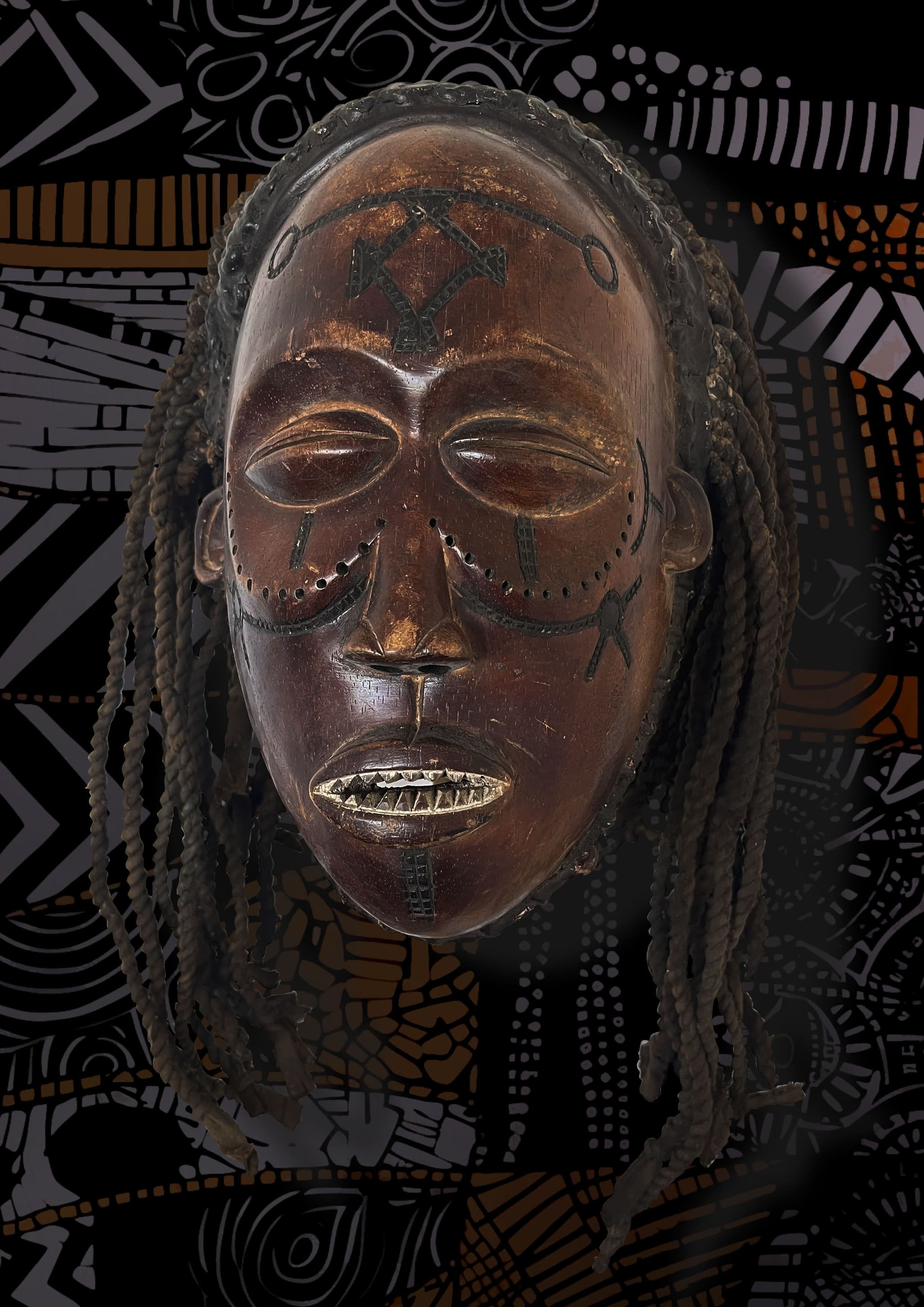 L'Ame Africaine masque Mukanda