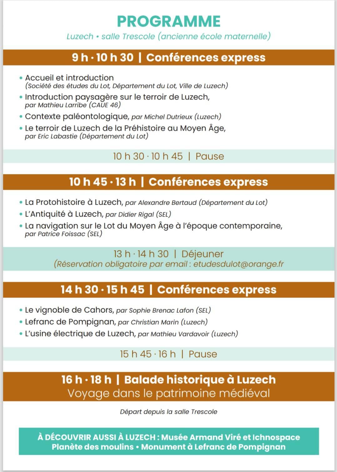 Rendez-vous à Luzech : "Journée foraine"