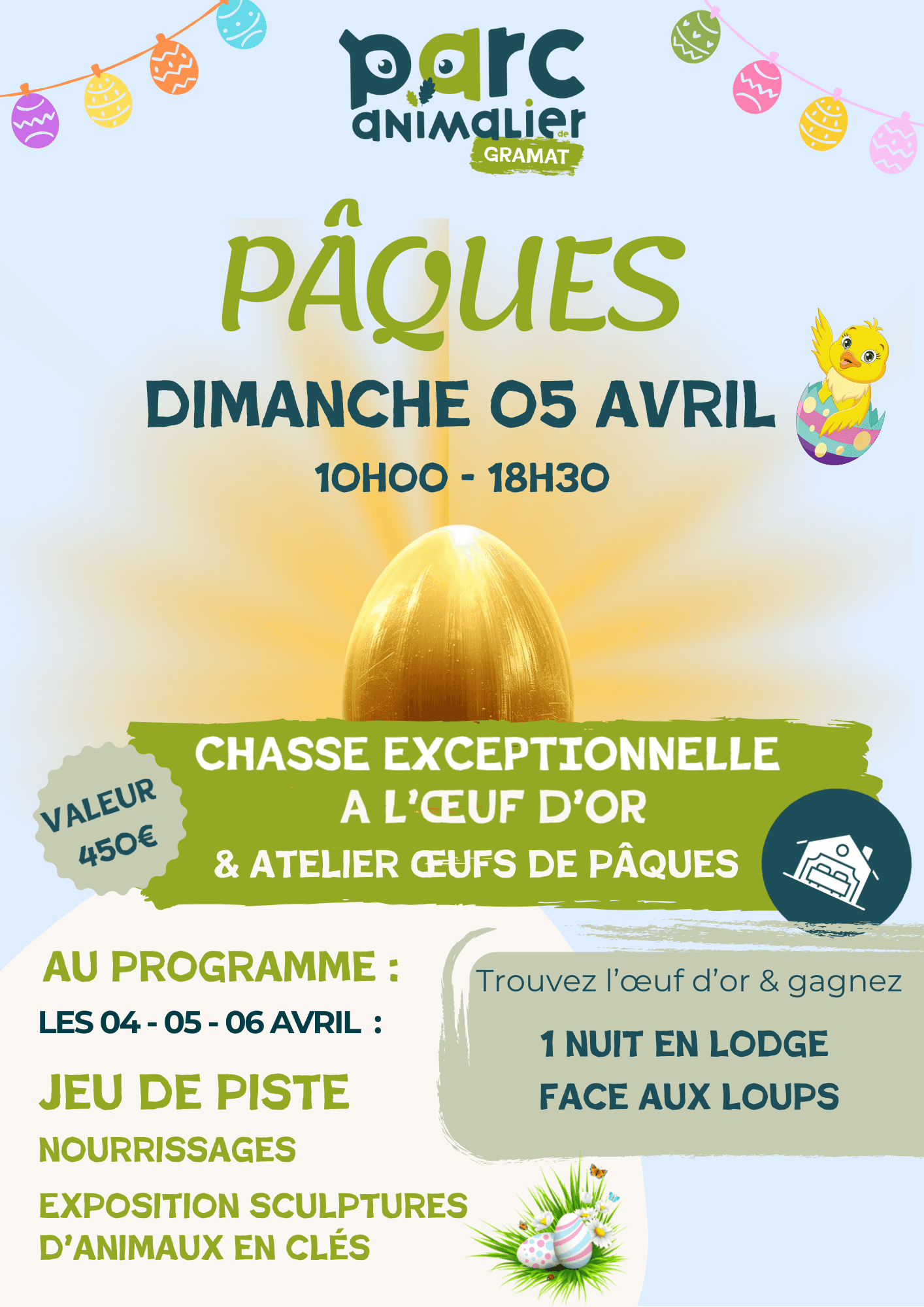 Affiche Pâques 2026