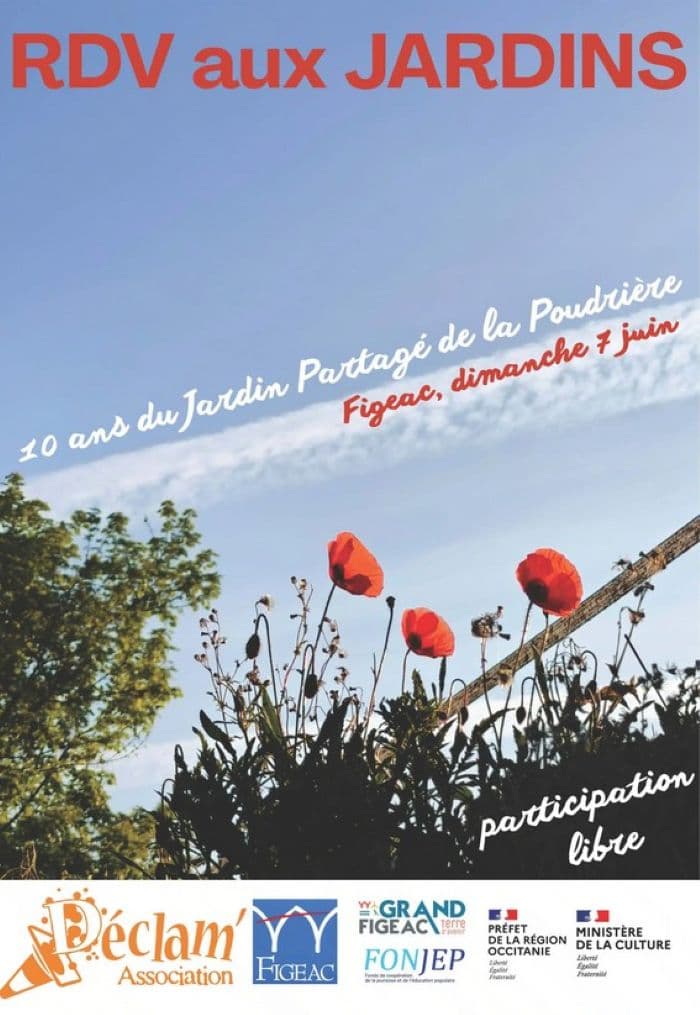 10 ans du Jardin Partagé de la Poudrière à Figeac !