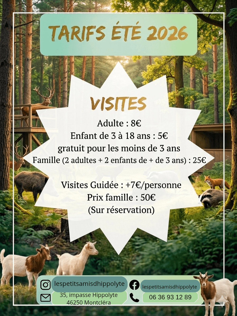 Ferme pédagogiques Les petits amis d'Hippolyte