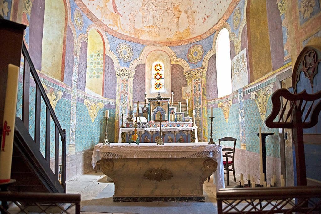 Fresques de l'Église St Georges à St Cirq Madelon
