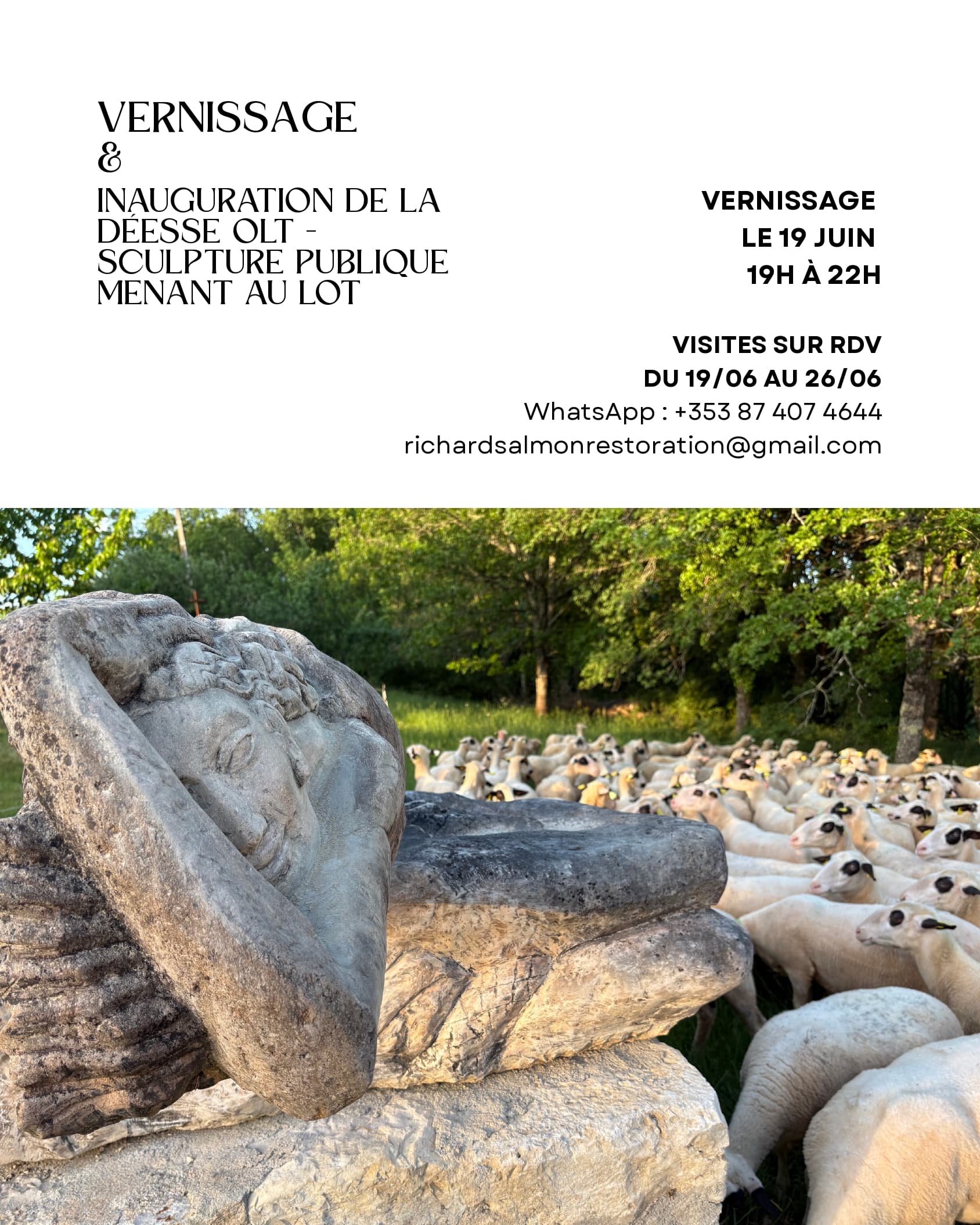Exposition : peintures et sculptures par Richard Salmon
