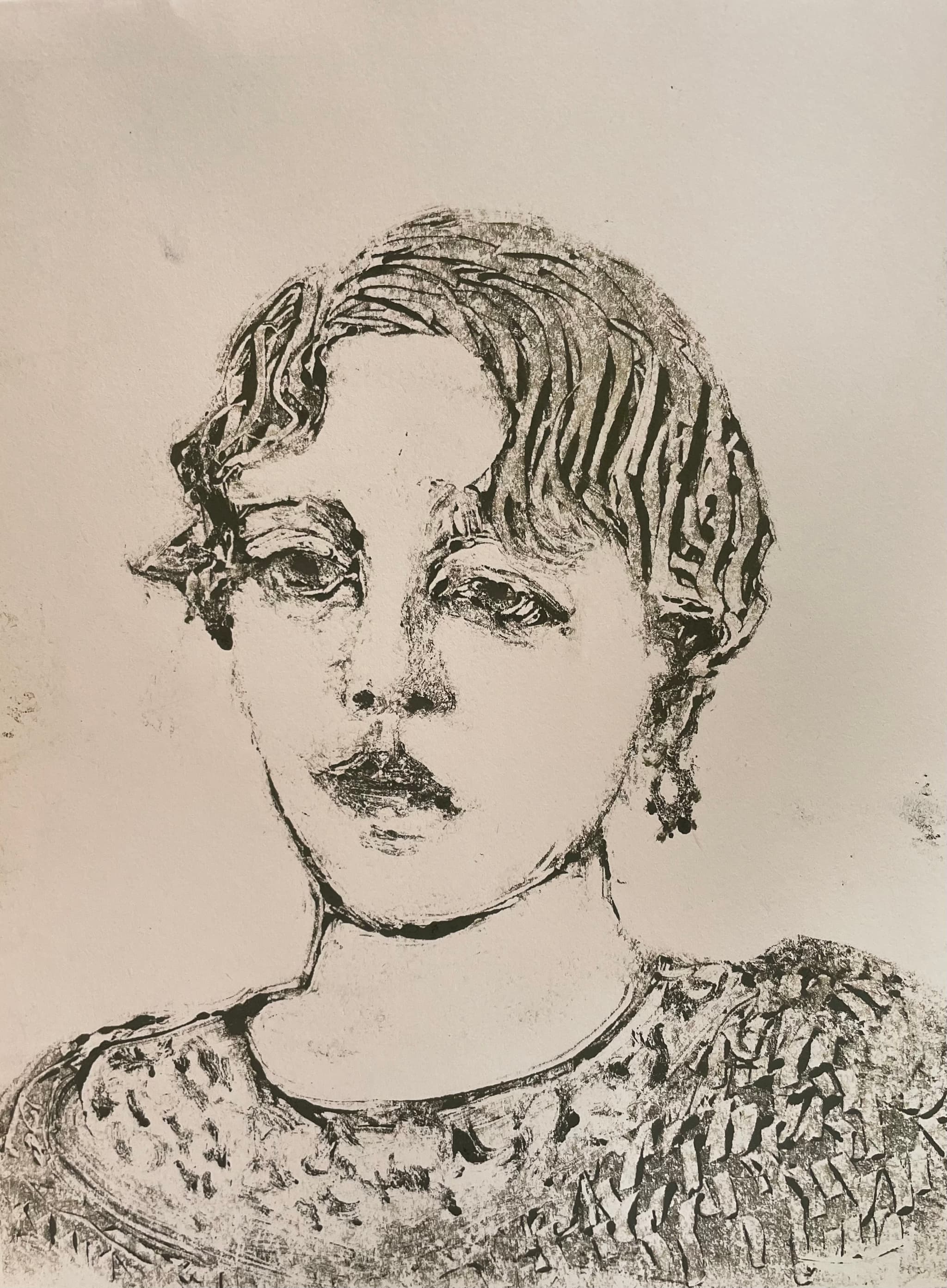 Oldies n°6, monotype, automne 2024