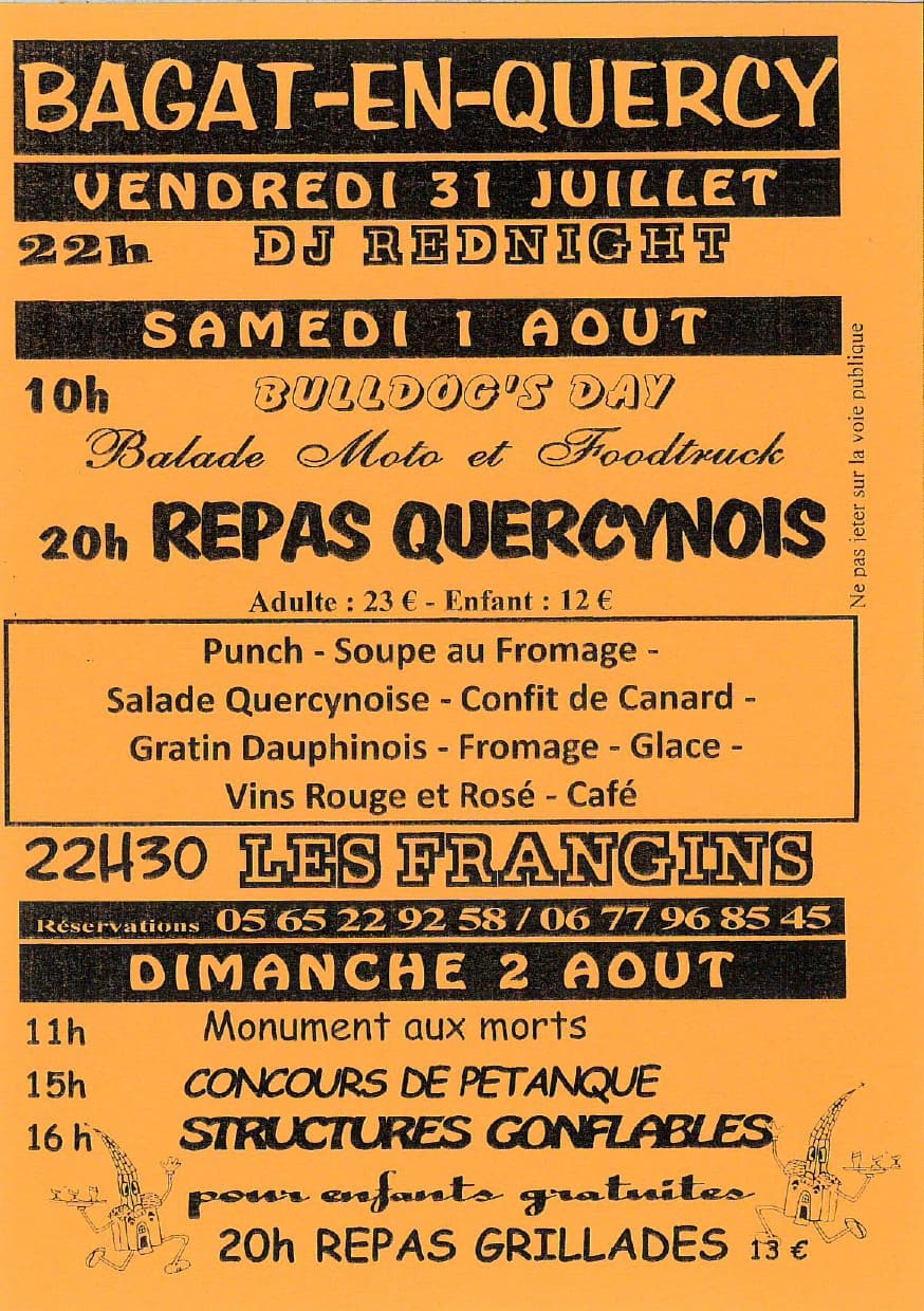 Fête votive de Bagat-en-Quercy