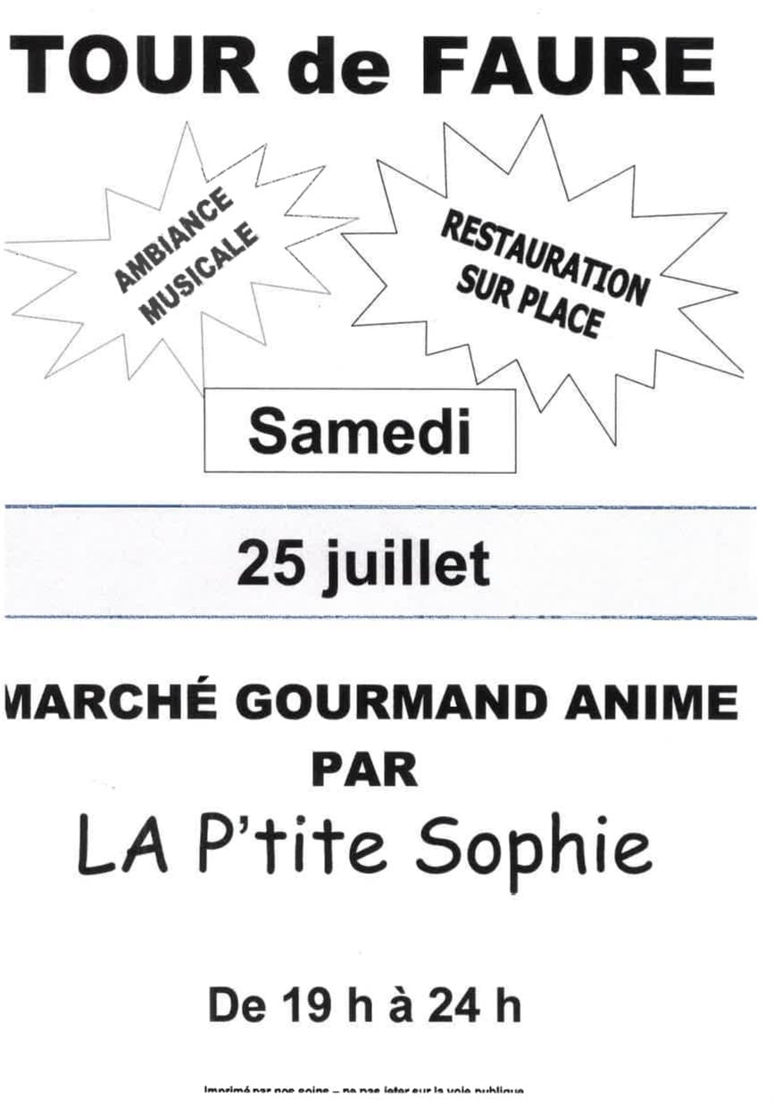 Marché Gourmand Animé à Tour-de-Faure