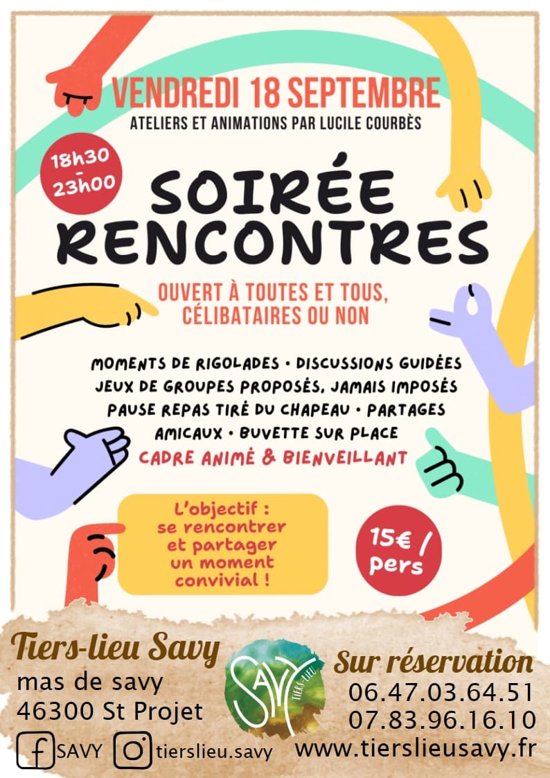 affiche rencontres de Savy