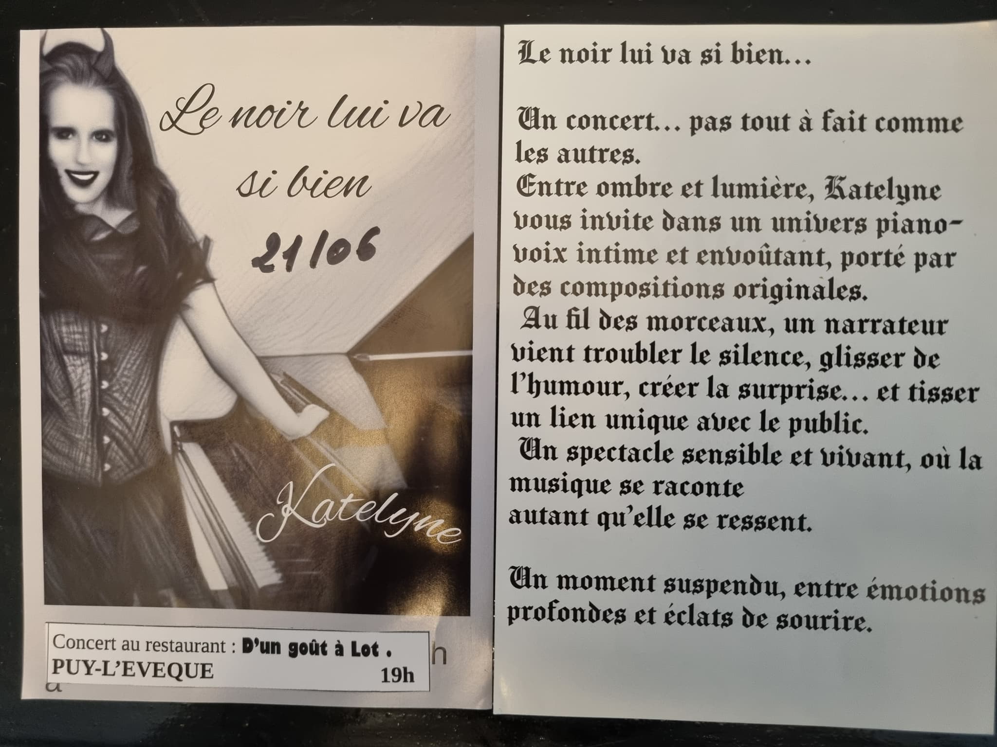 Fête de la musique au restaurant D'un Goût à Lot