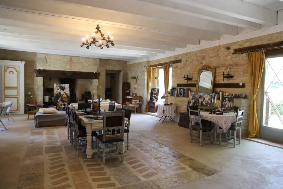 Chateau de Saint Chamarand - grand salon