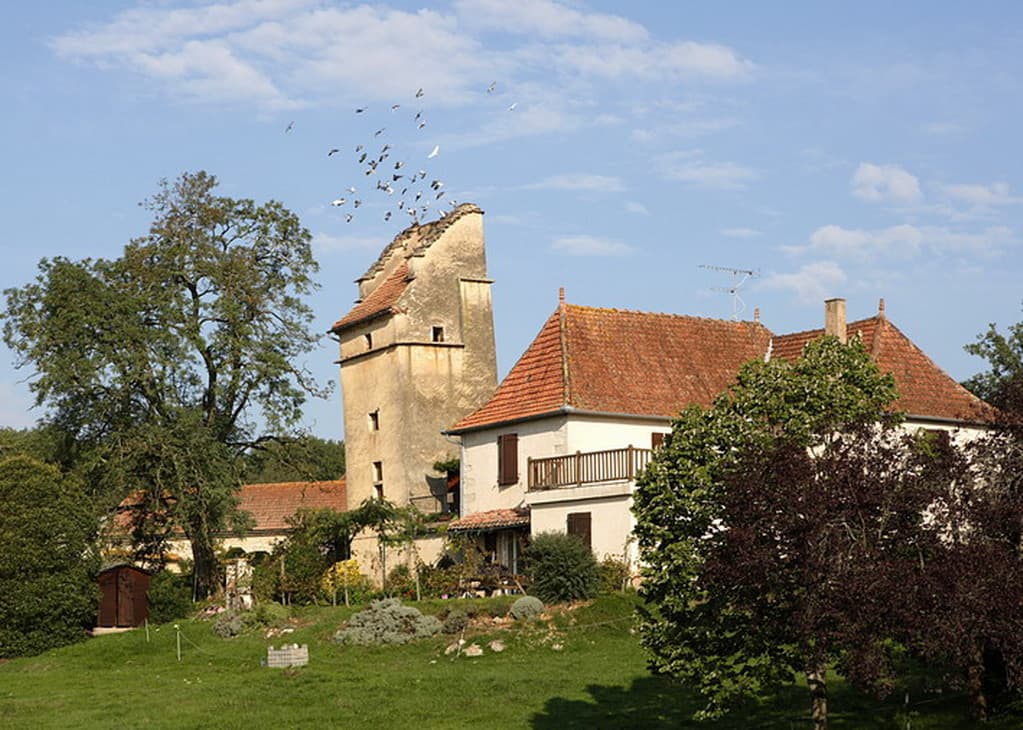 La maison et son pigeonnier