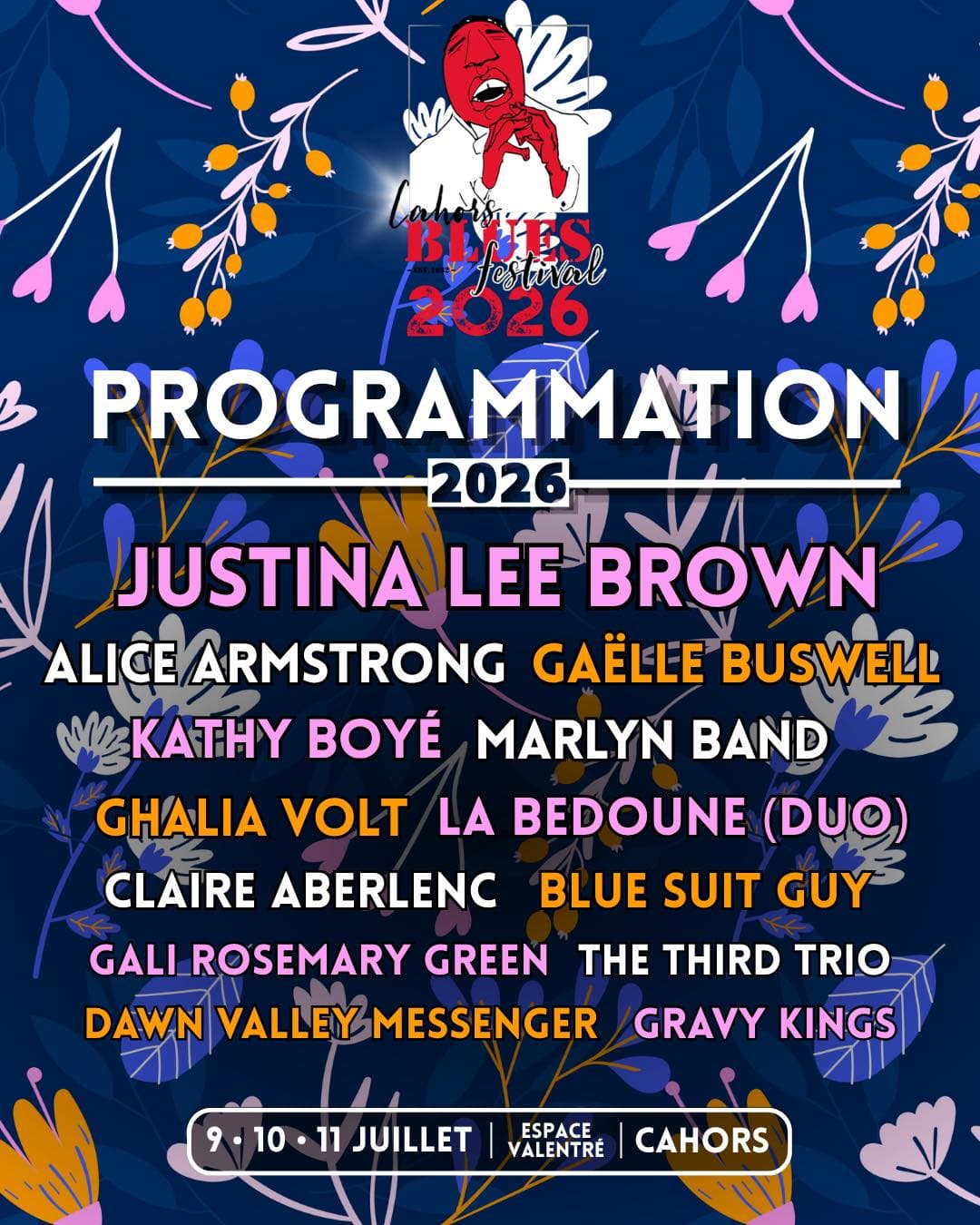 Cahors Blues Festival : Ghalia Volt et Marlyn Band