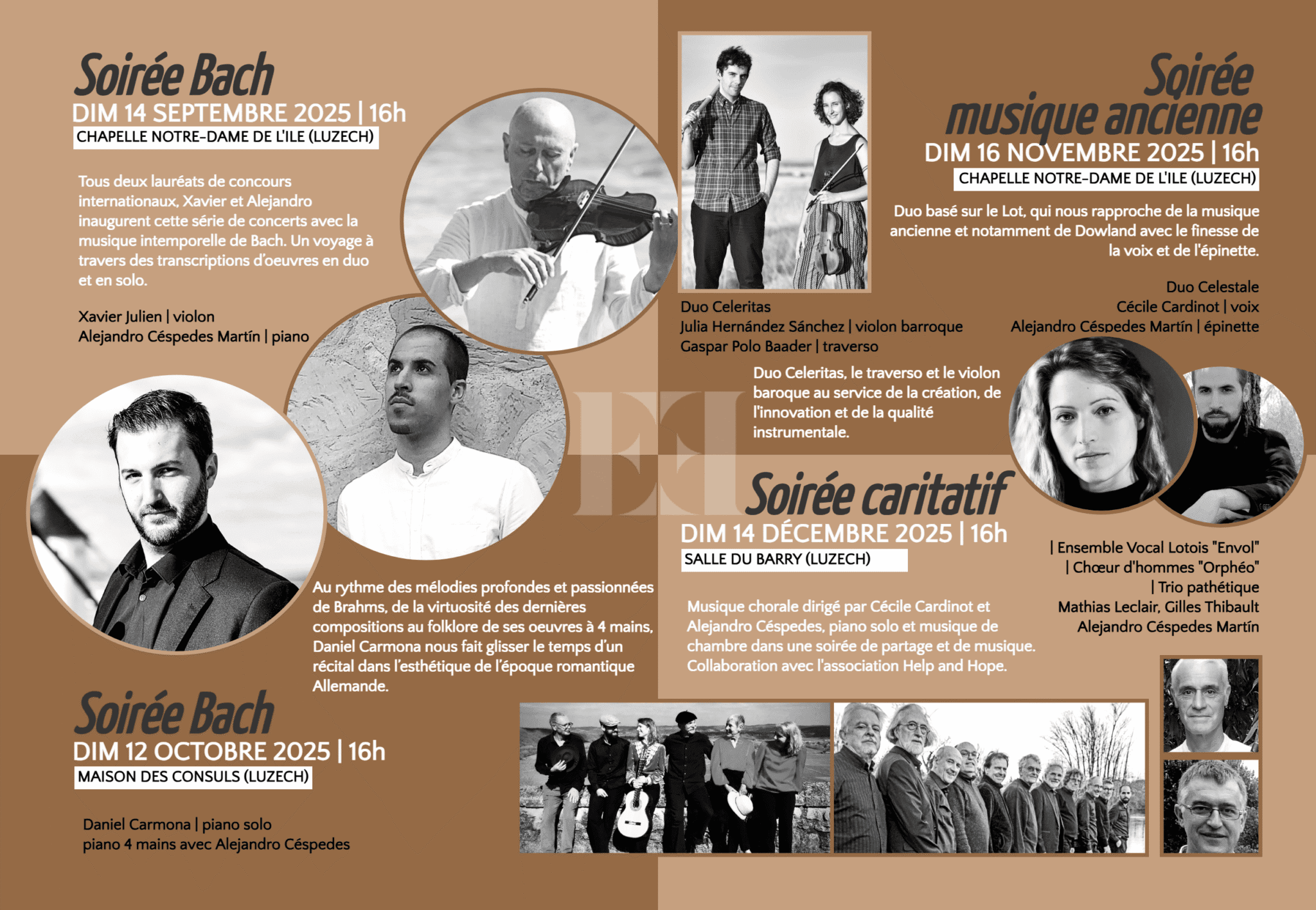 Concert de l'Echo de la Luz : Soirée Bach