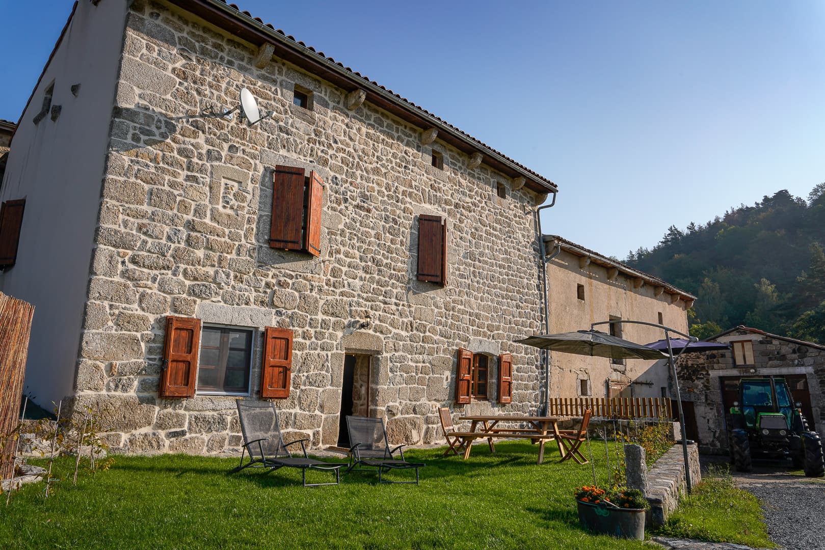 Vue d'ensemble du gîte