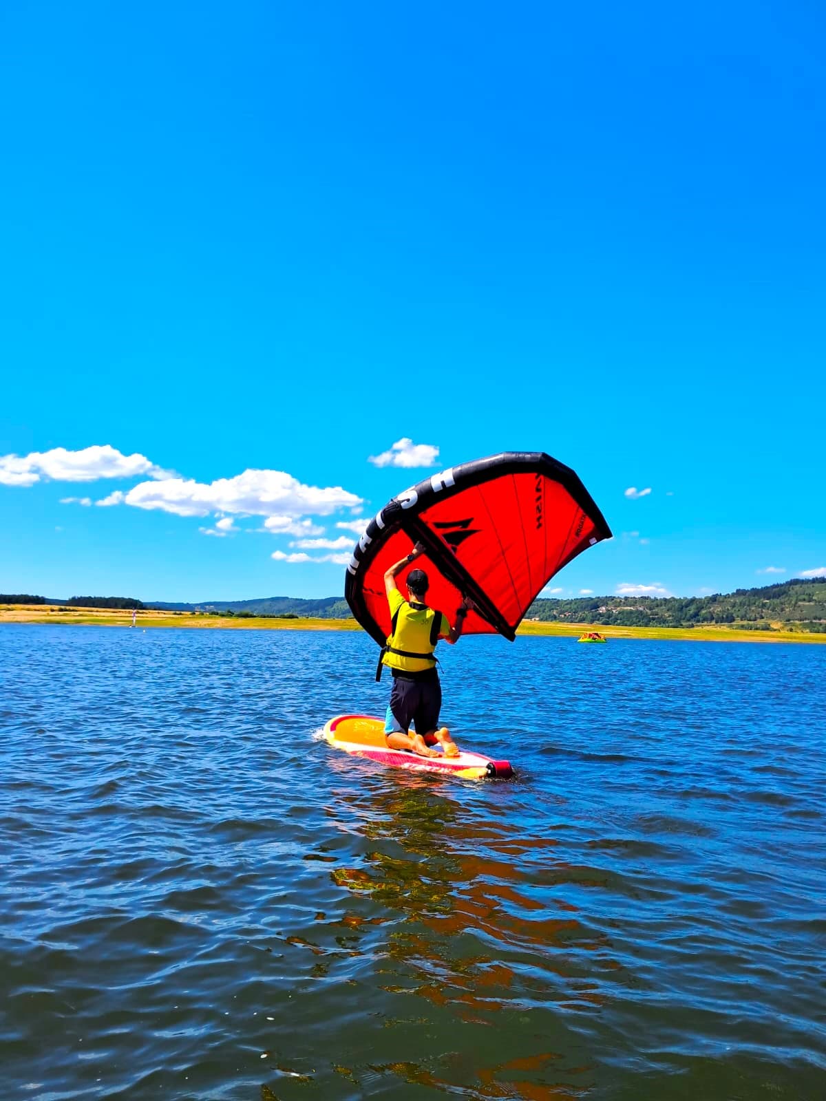 Apprendre la Wing 4 sur le Lac de Naussac 2023