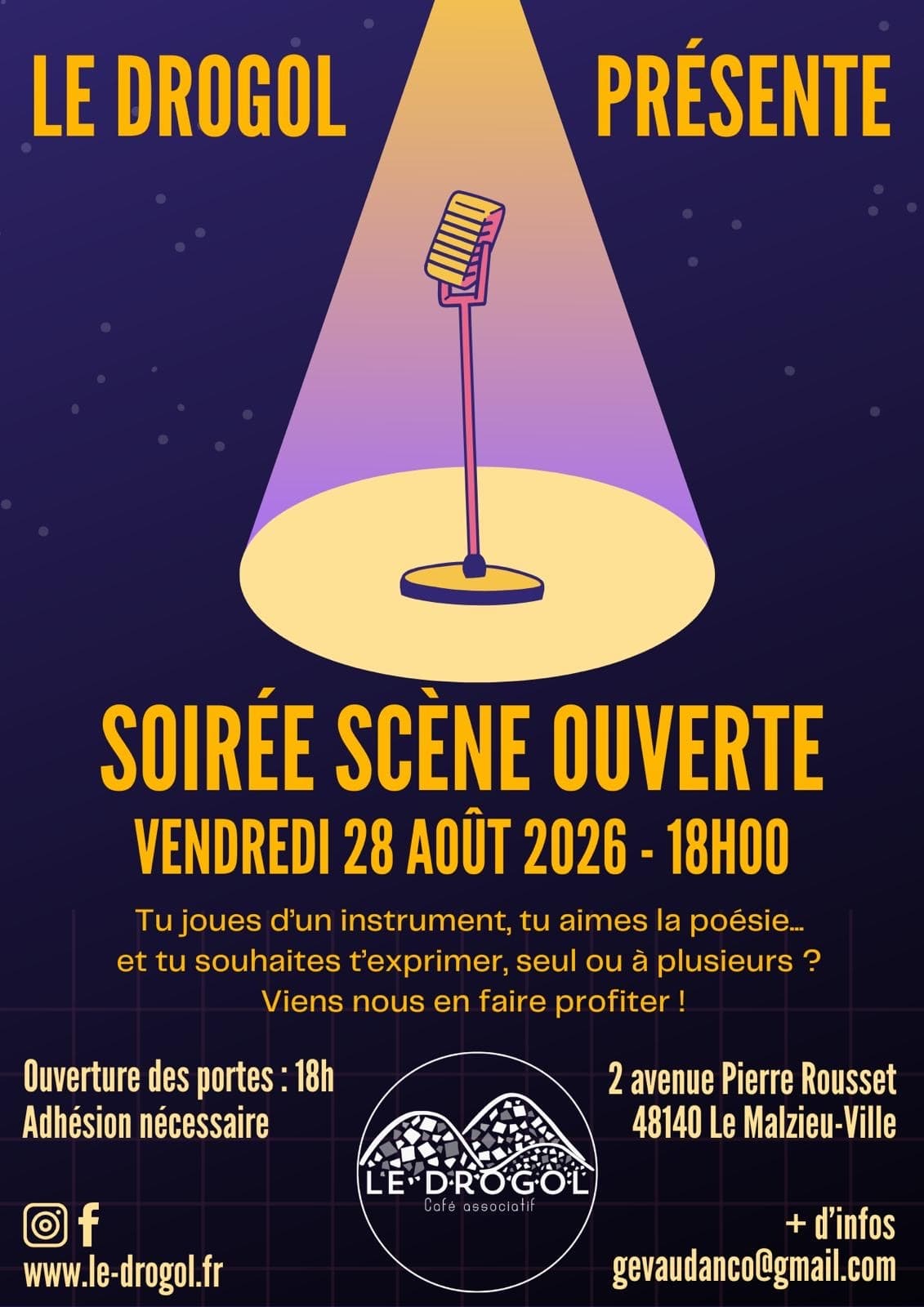 28 août soirée scène ouverte