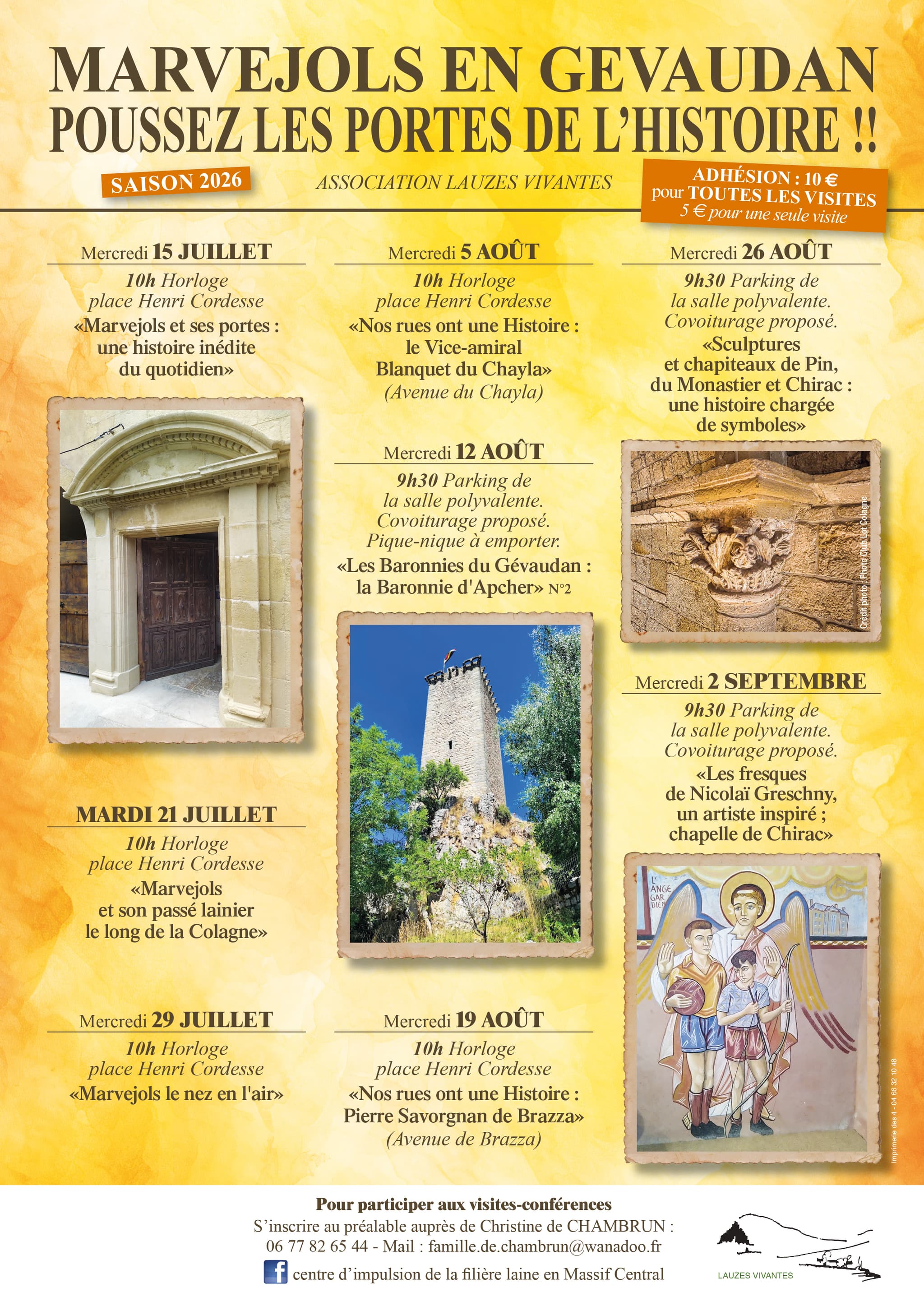 AFFICHE LAUZES VIVANTES