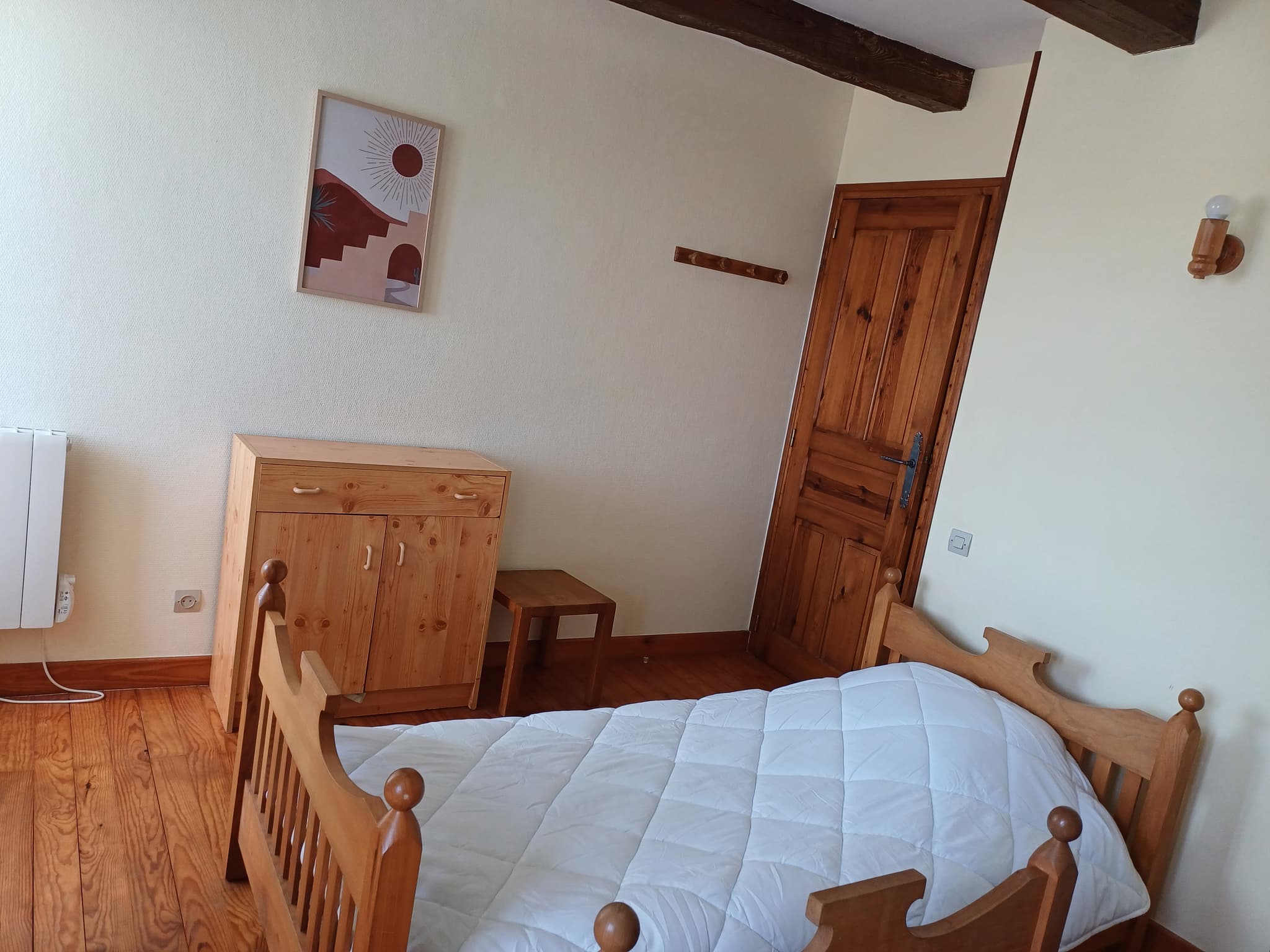 Chambre 2 _ Gîte Les Lilas du Sauveterre à Recoules de l'Hom
