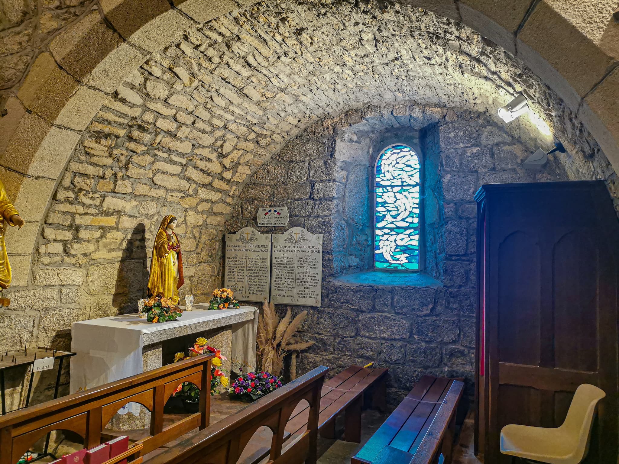 Chapelle sud - Église Prinsuéjols