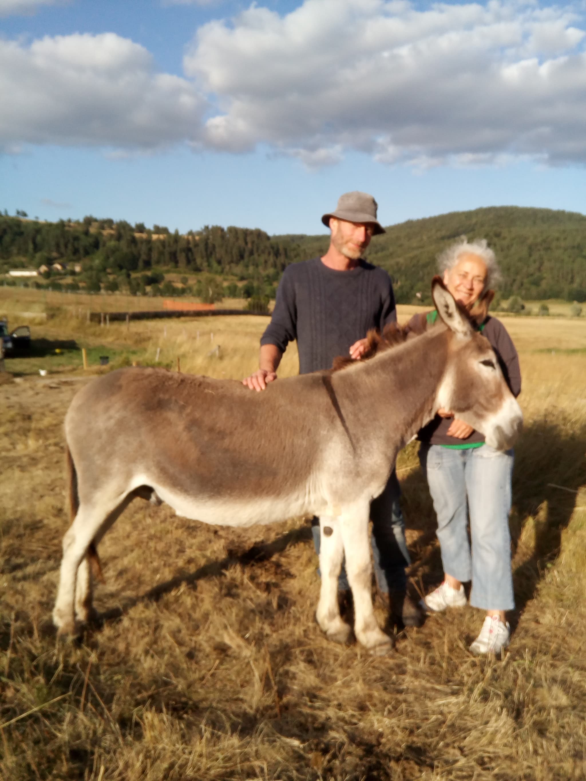 Fabienne et Stéphane et l'âne Gribouille