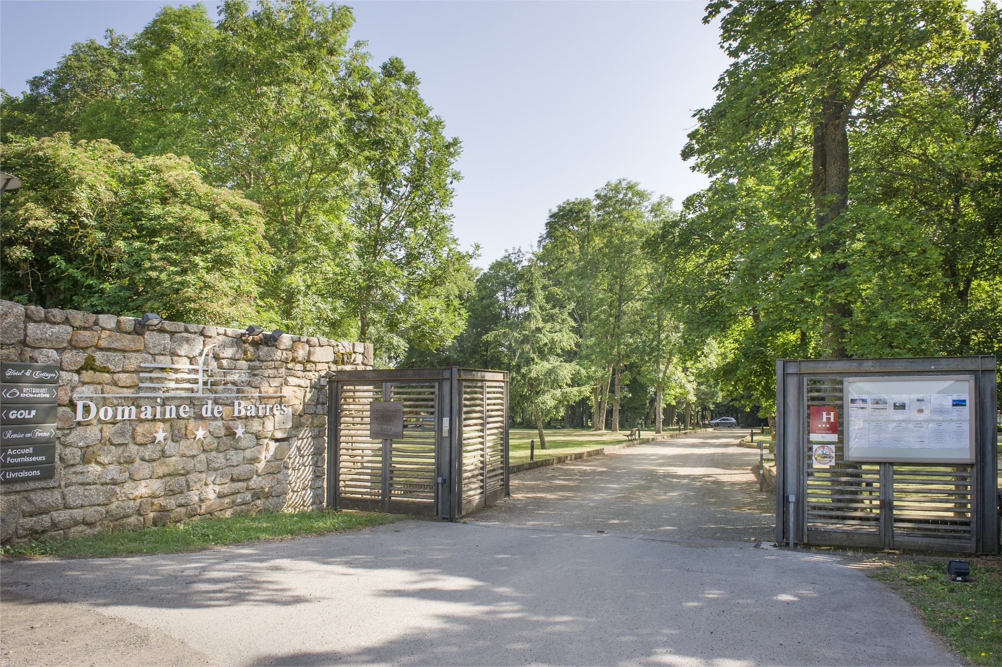 Entrée du Domaine