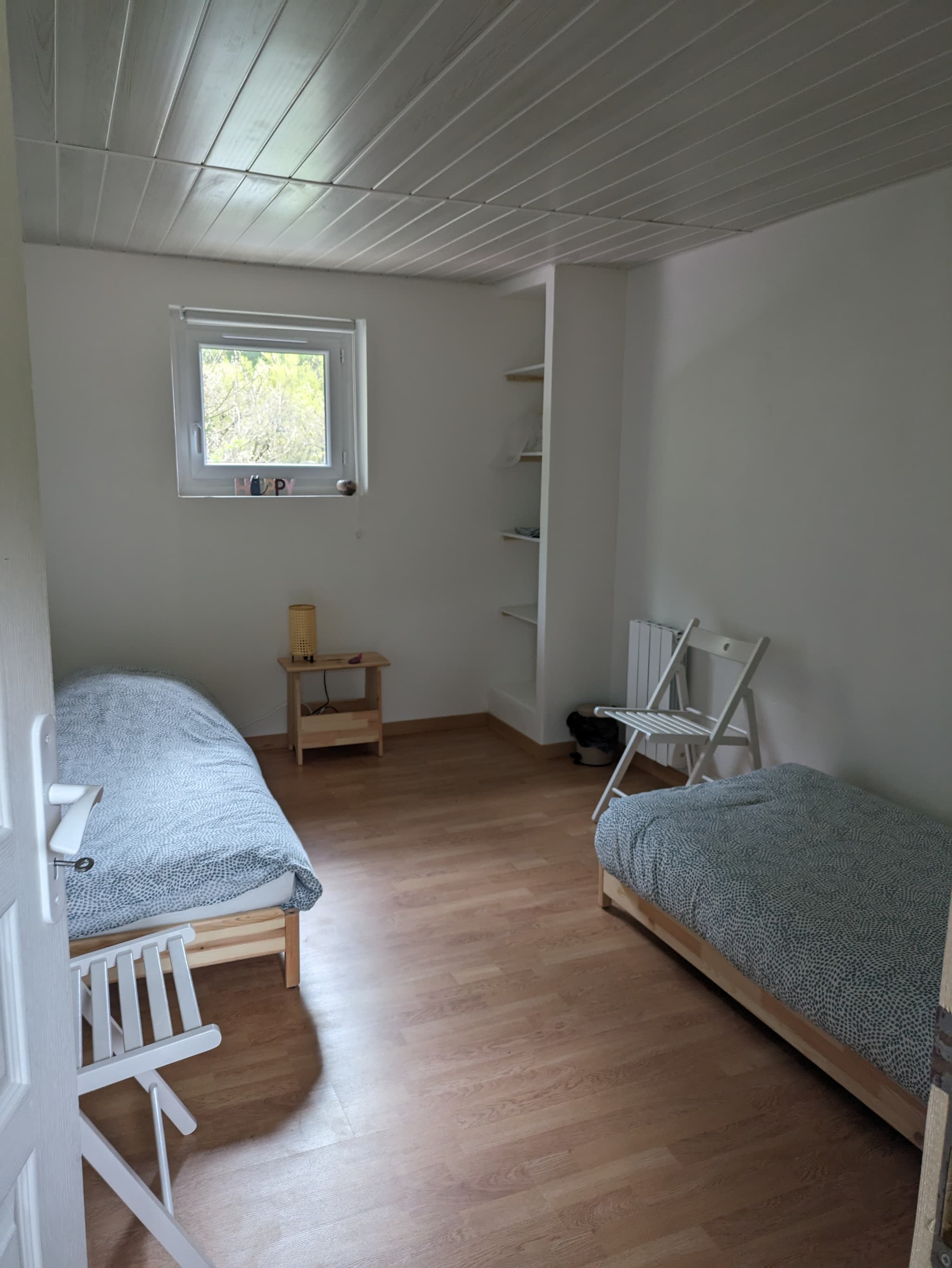 Chambre deux lits