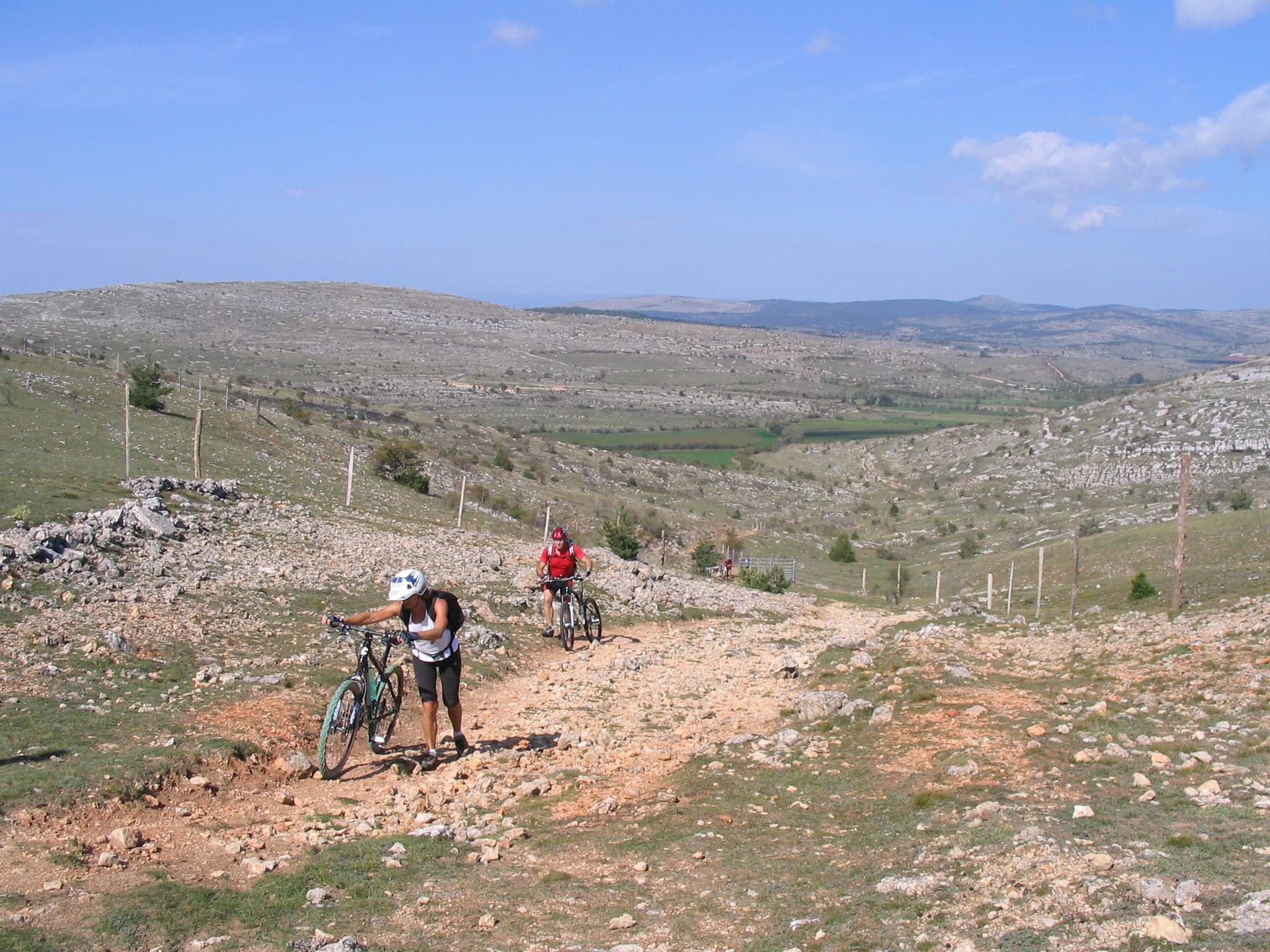VTT sur le causse Méjean