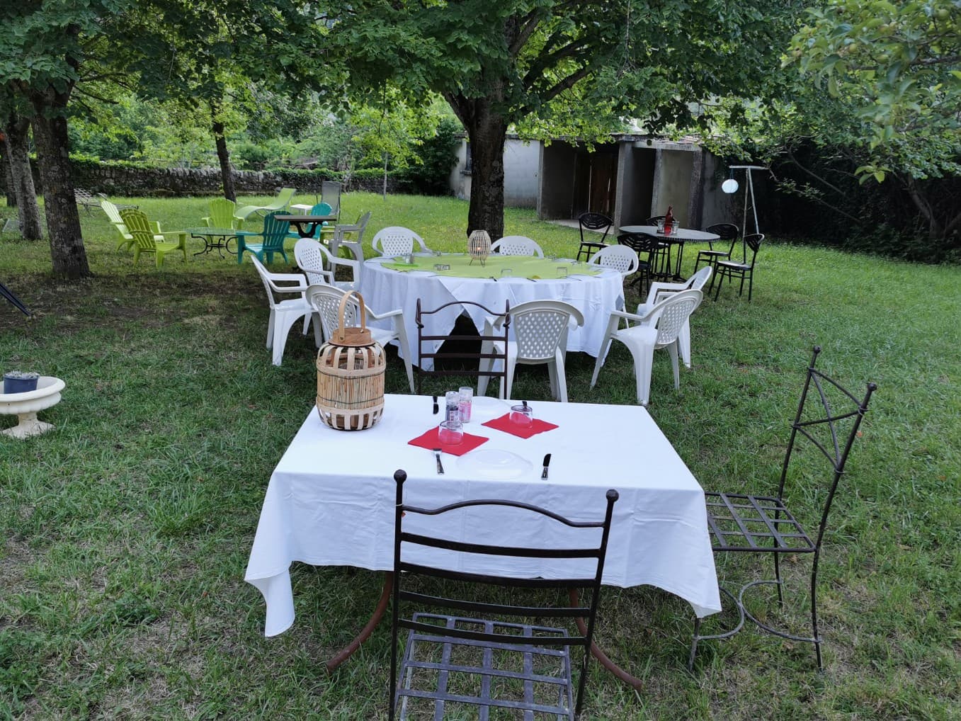 Table d'hôtes jardin