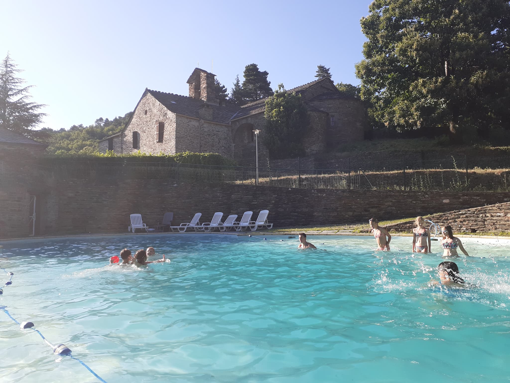 La piscine des Hauts de Saint Privat