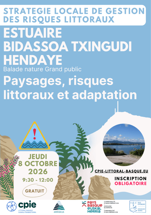 Paysages, risques littoraux et adaptation - CPIE Littoral Basque - Hendaye Touri