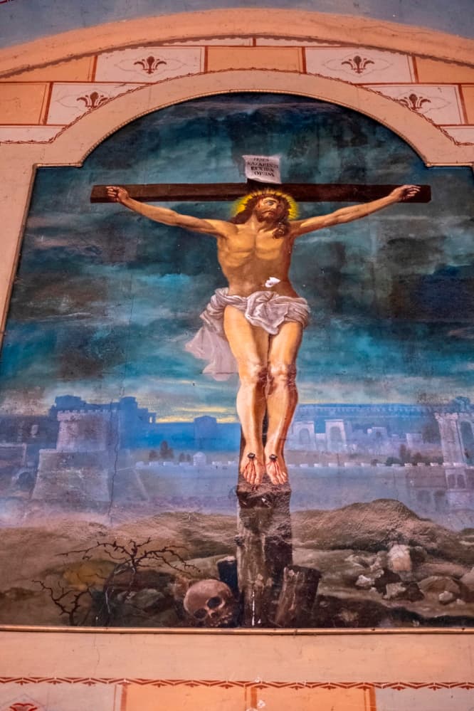 Eglise peinture Masutti Baleyssagues