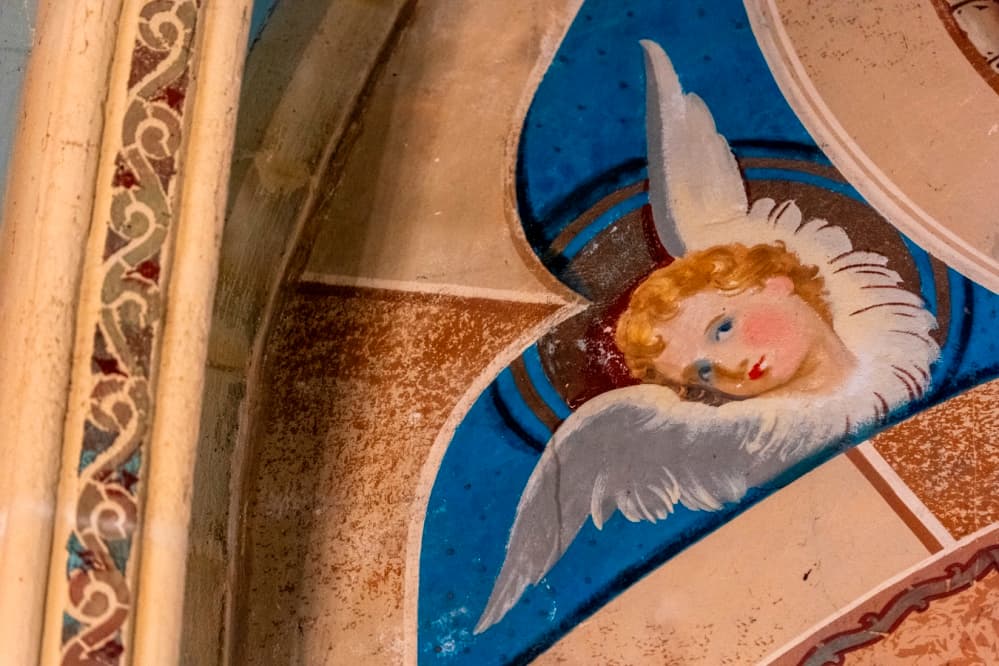 Eglise peinture Masutti Baleyssagues