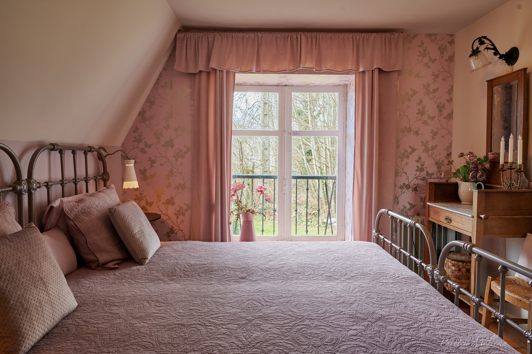 Location Mollema - Goulles - Chambre Rose_8