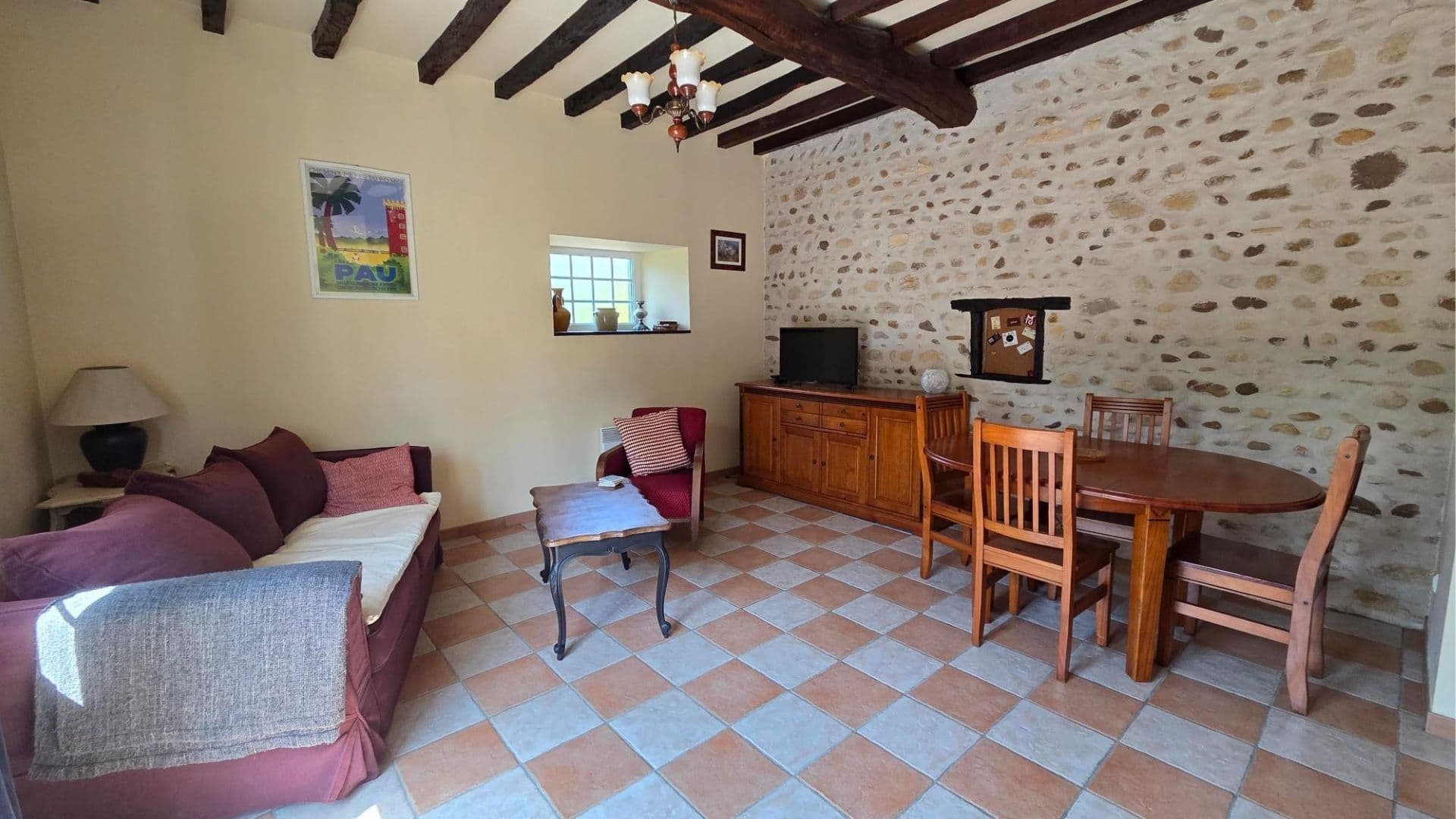 Coeur de Béarn Agenda - The Cottage - Salon et salle à manger
