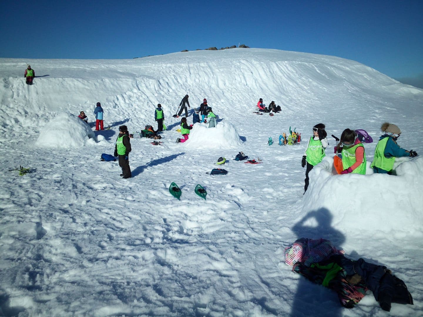 Construction d'igloo