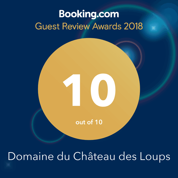 Le Domaine du Château des Loups : "Guest Review Awards 2018" par Booking