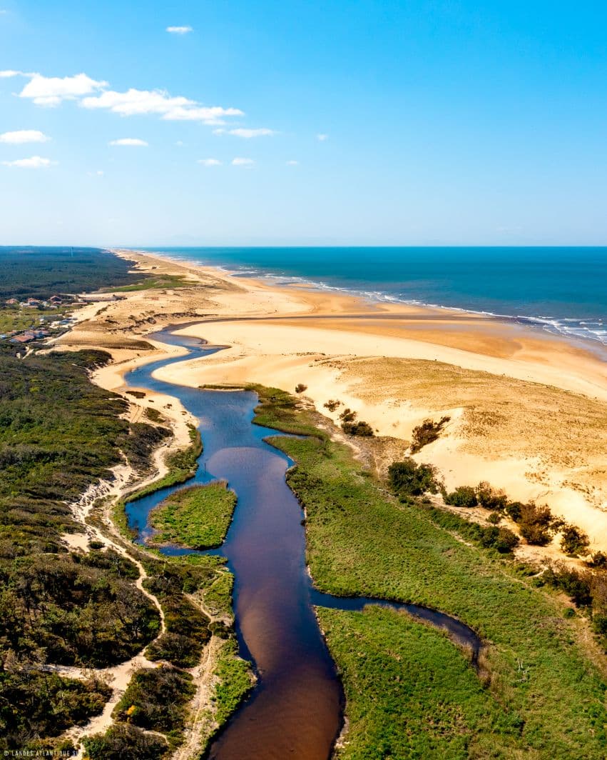 L'Embouchure du Courant d'Huchet_Moliets_Landes Atlantique Sud