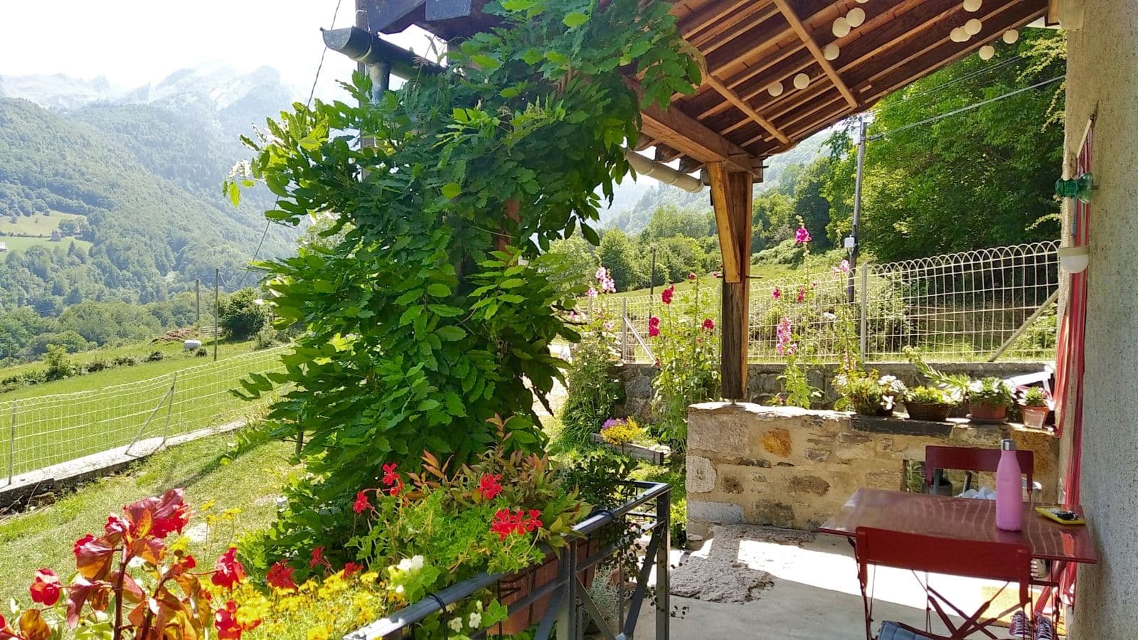 La terrasse fleurie