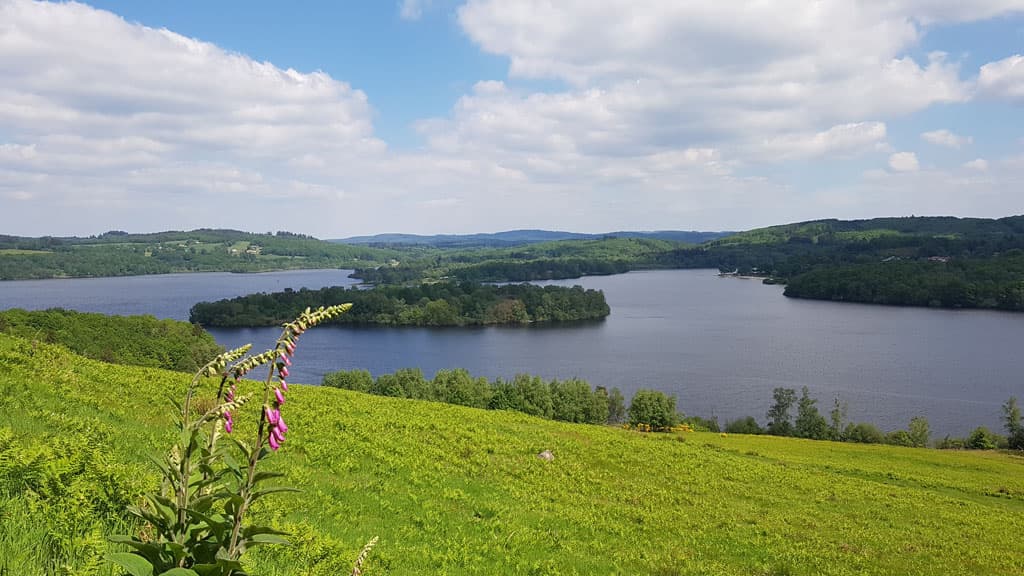 Vue sur le lac de Vassivière