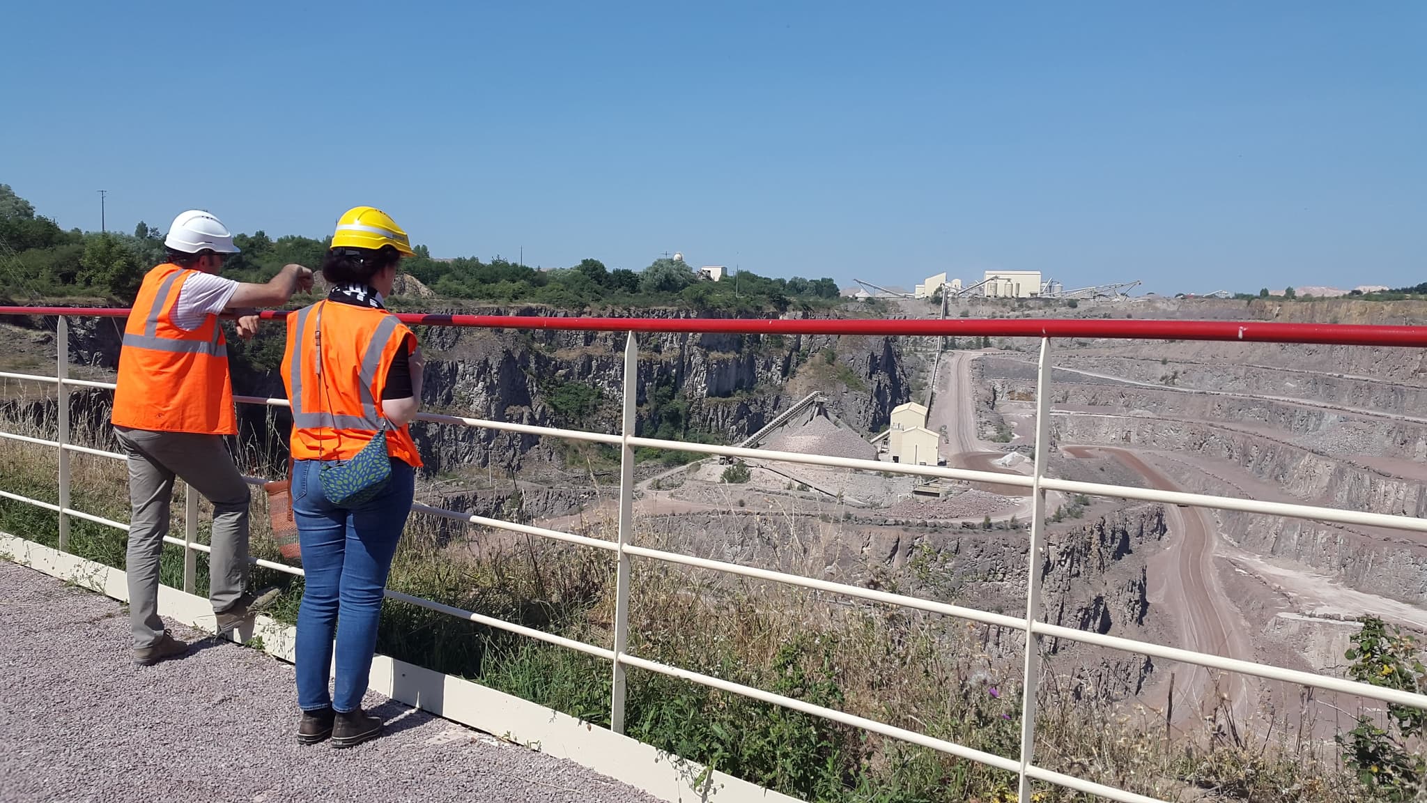 Visite carrière Roy La Gouraudière Mauzé Thouarsais Deux Sèvres Nouvelle Aquitai