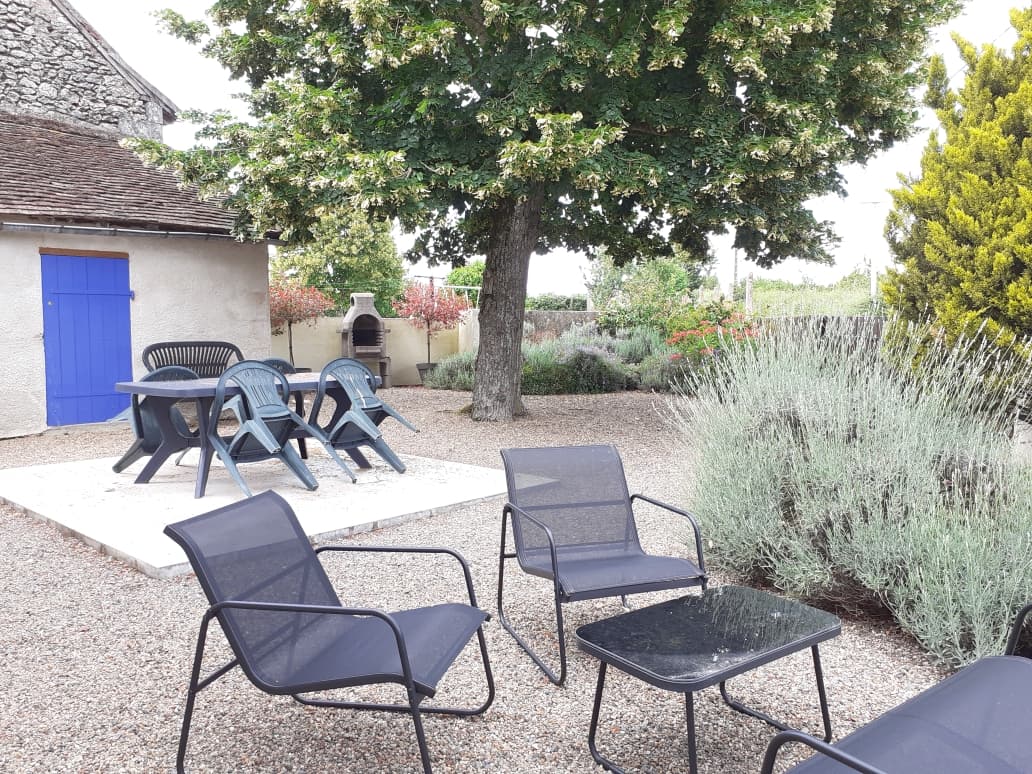 Terrasse avec barbecue