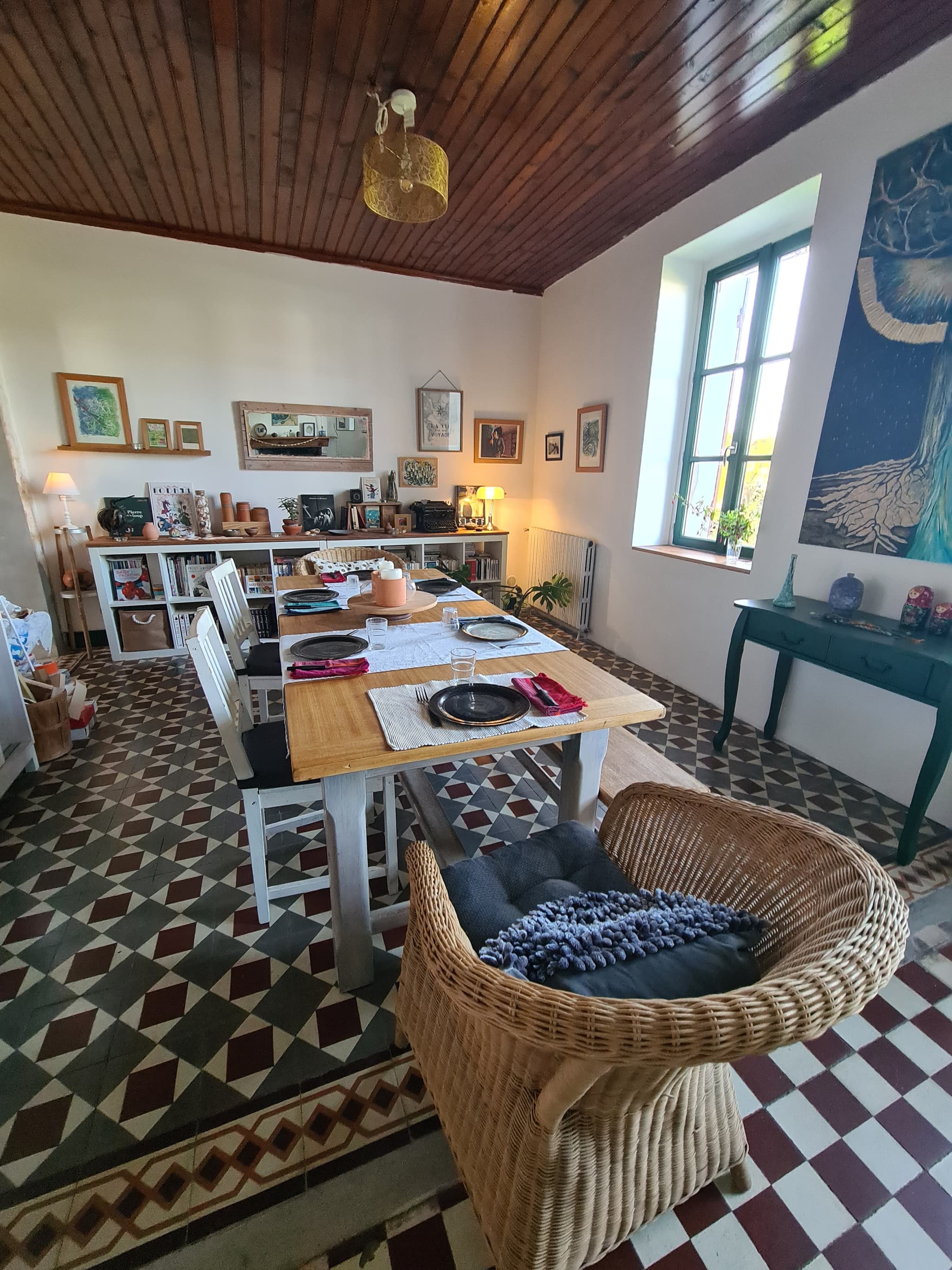 vue sur le salon